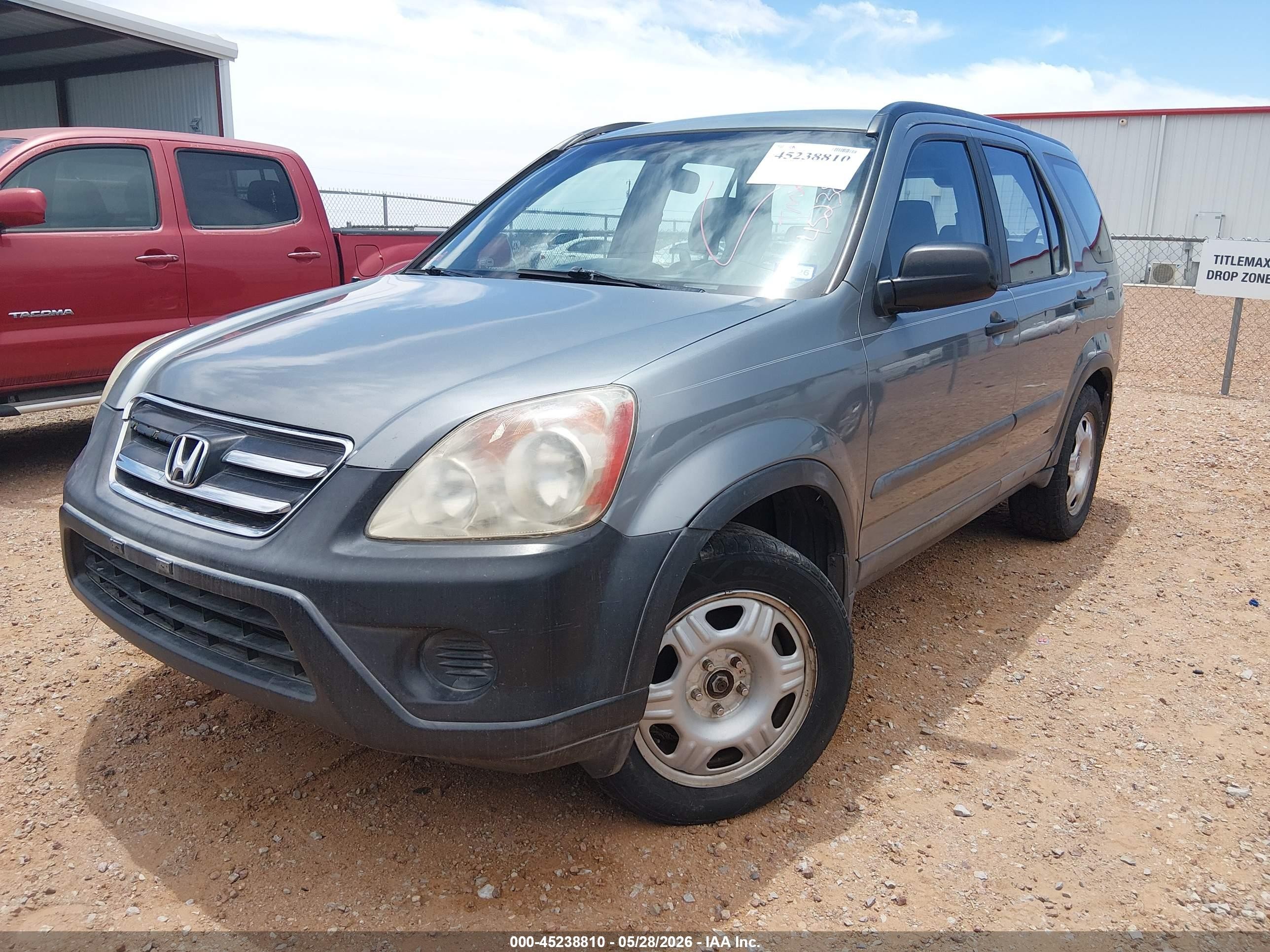 2006 Honda Cr-v Lx Серый vin: SHSRD685X6U400567