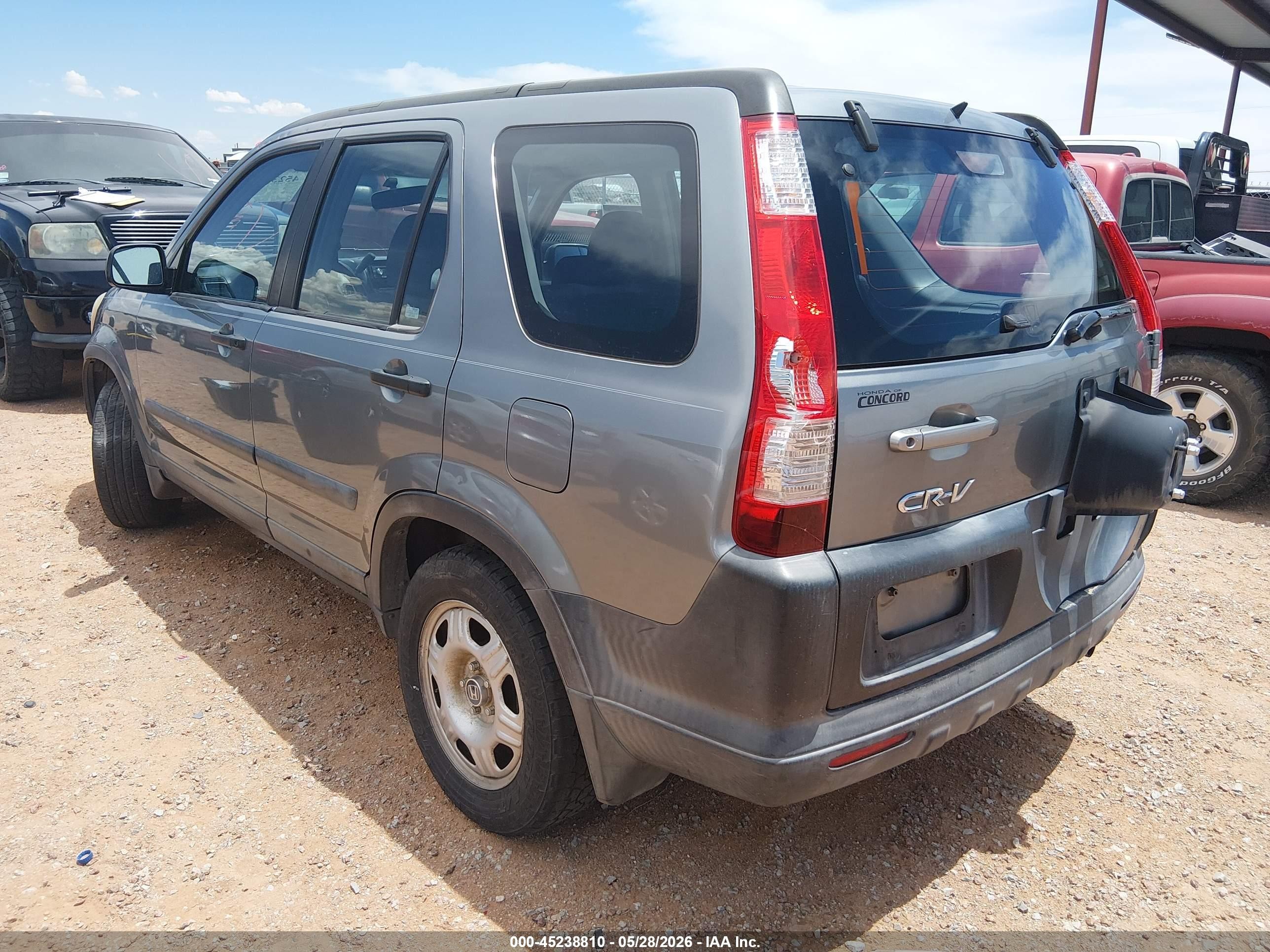 2006 Honda Cr-v Lx Серый vin: SHSRD685X6U400567