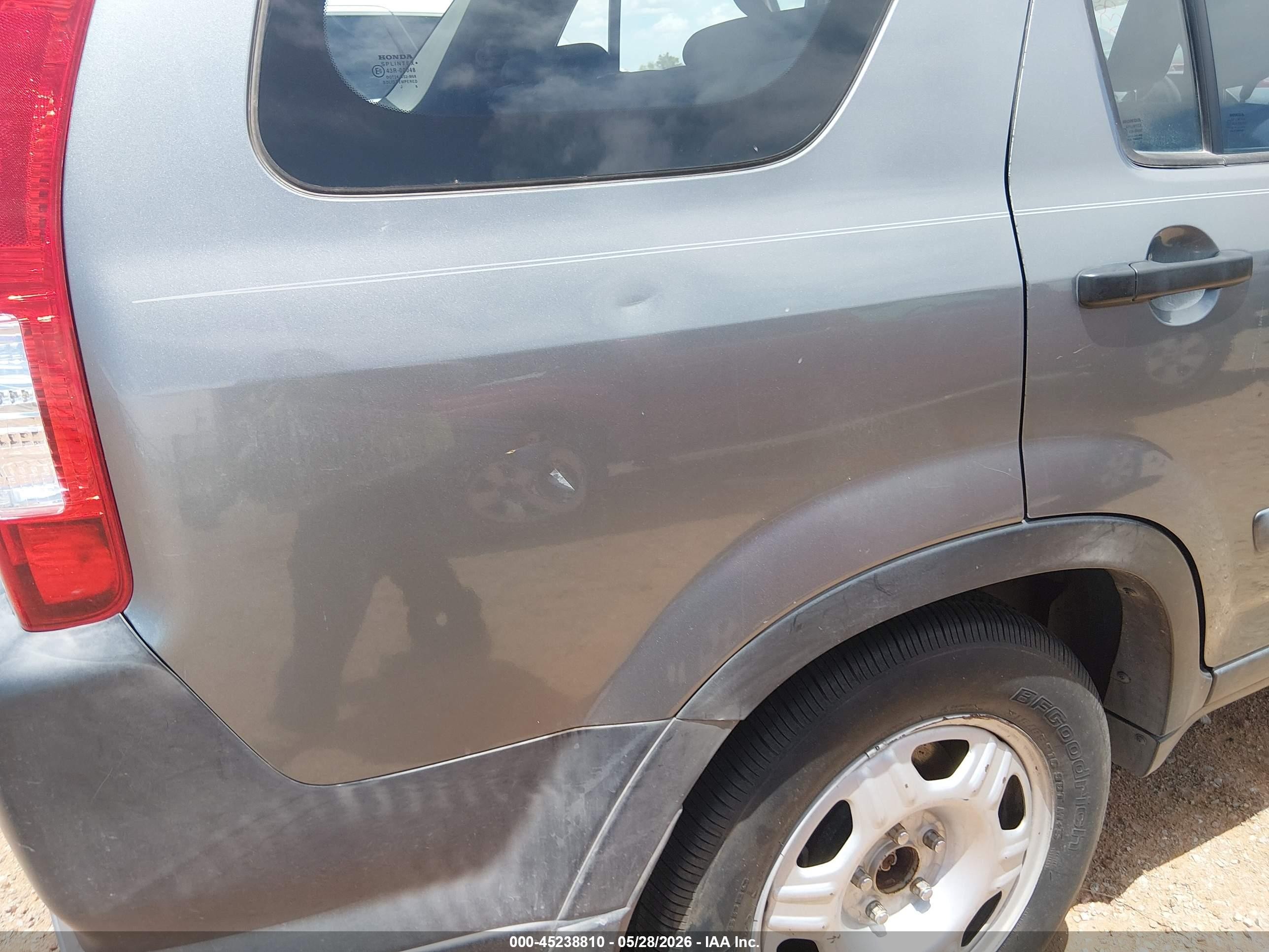 2006 Honda Cr-v Lx Серый vin: SHSRD685X6U400567