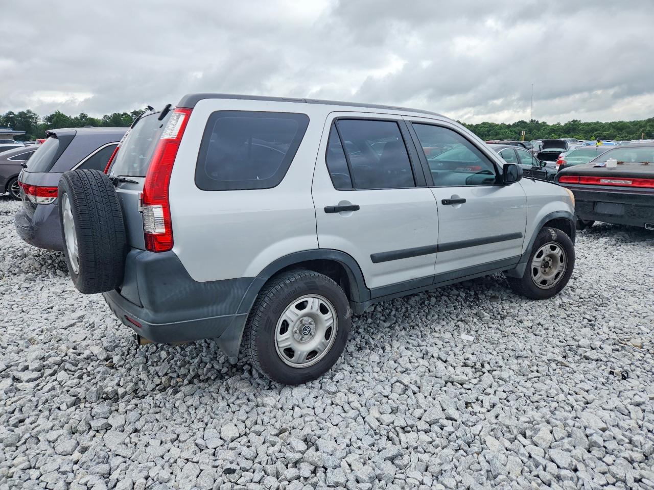 2006 Honda Cr-v Lx Silver vin: SHSRD685X6U401587