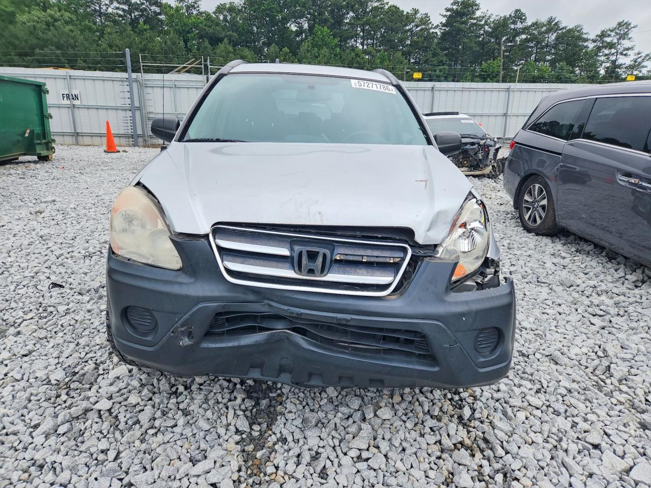 2006 Honda Cr-v Lx Silver vin: SHSRD685X6U401587