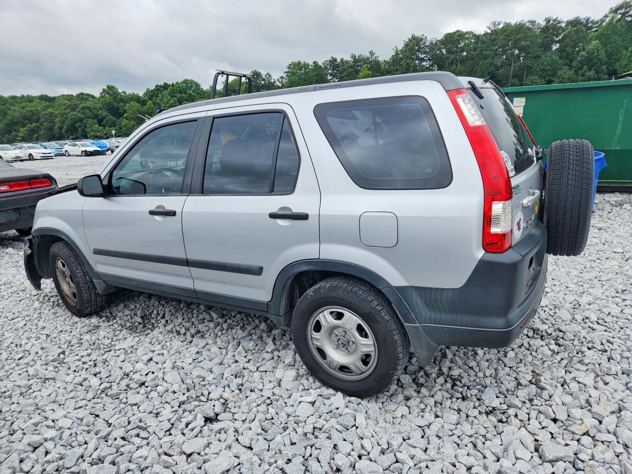 2006 Honda Cr-v Lx Silver vin: SHSRD685X6U401587
