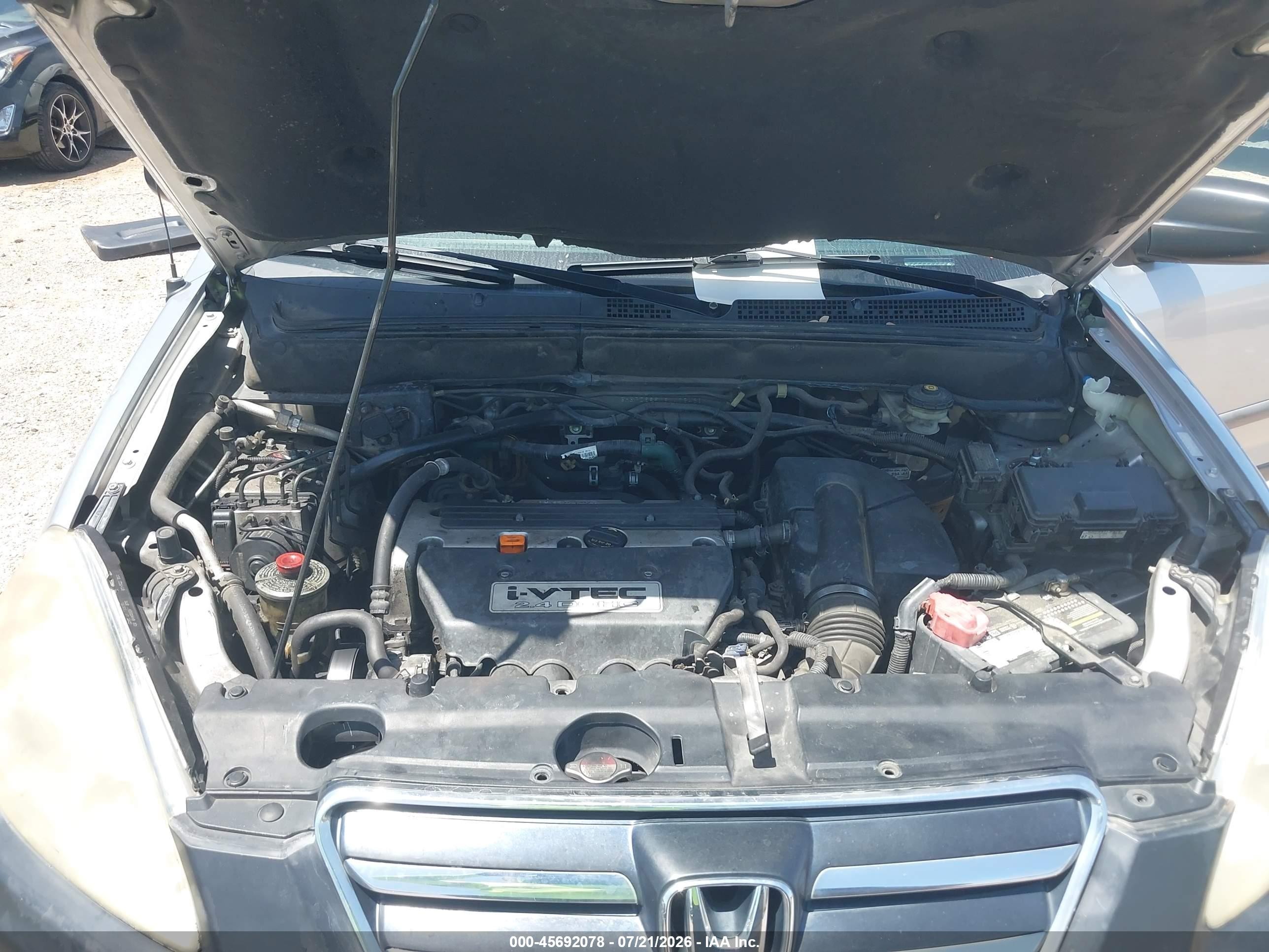 2006 Honda Cr-v Lx Silver vin: SHSRD685X6U402433