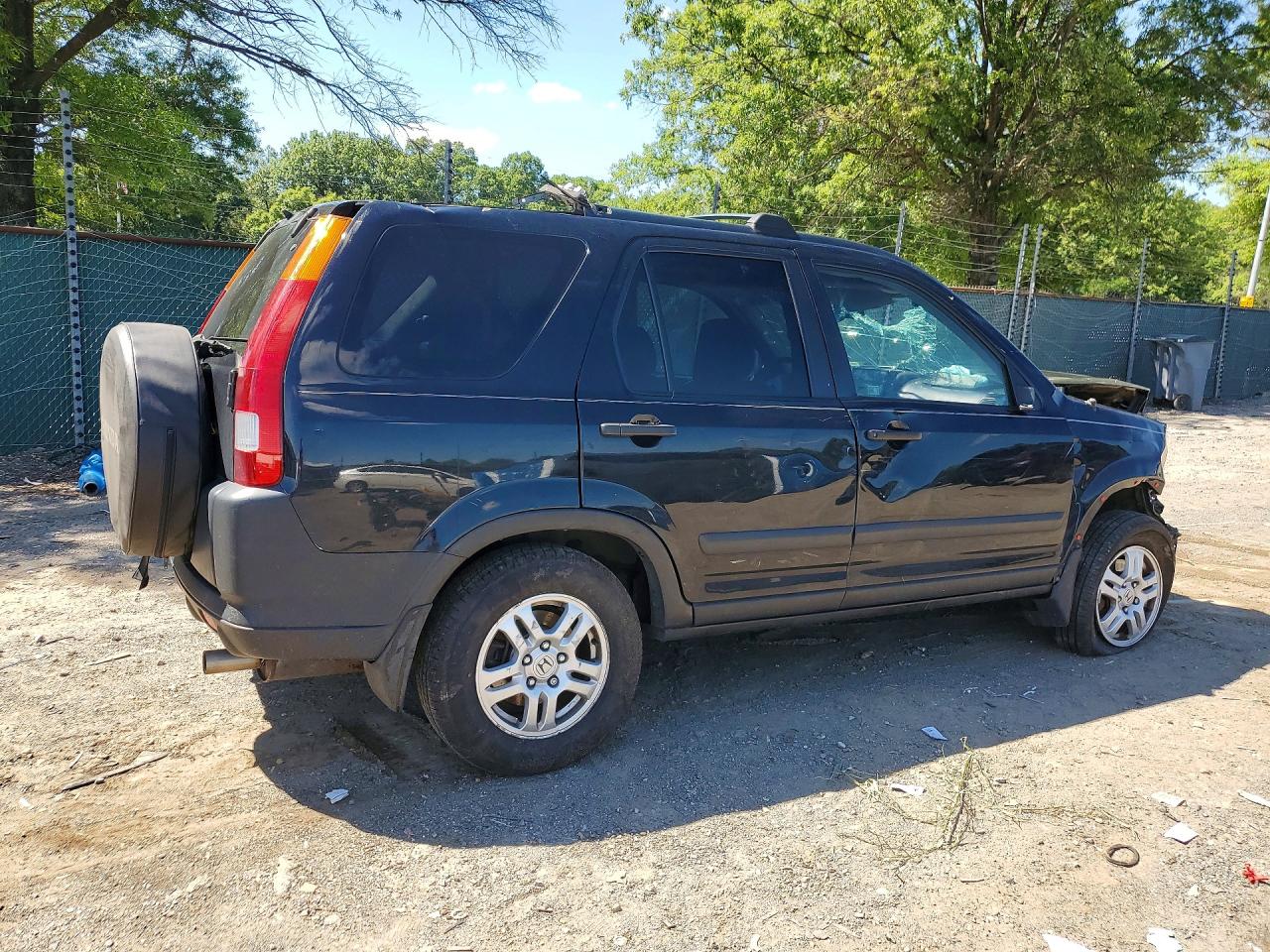 2003 Honda Cr-v Ex Black vin: SHSRD77833U153244