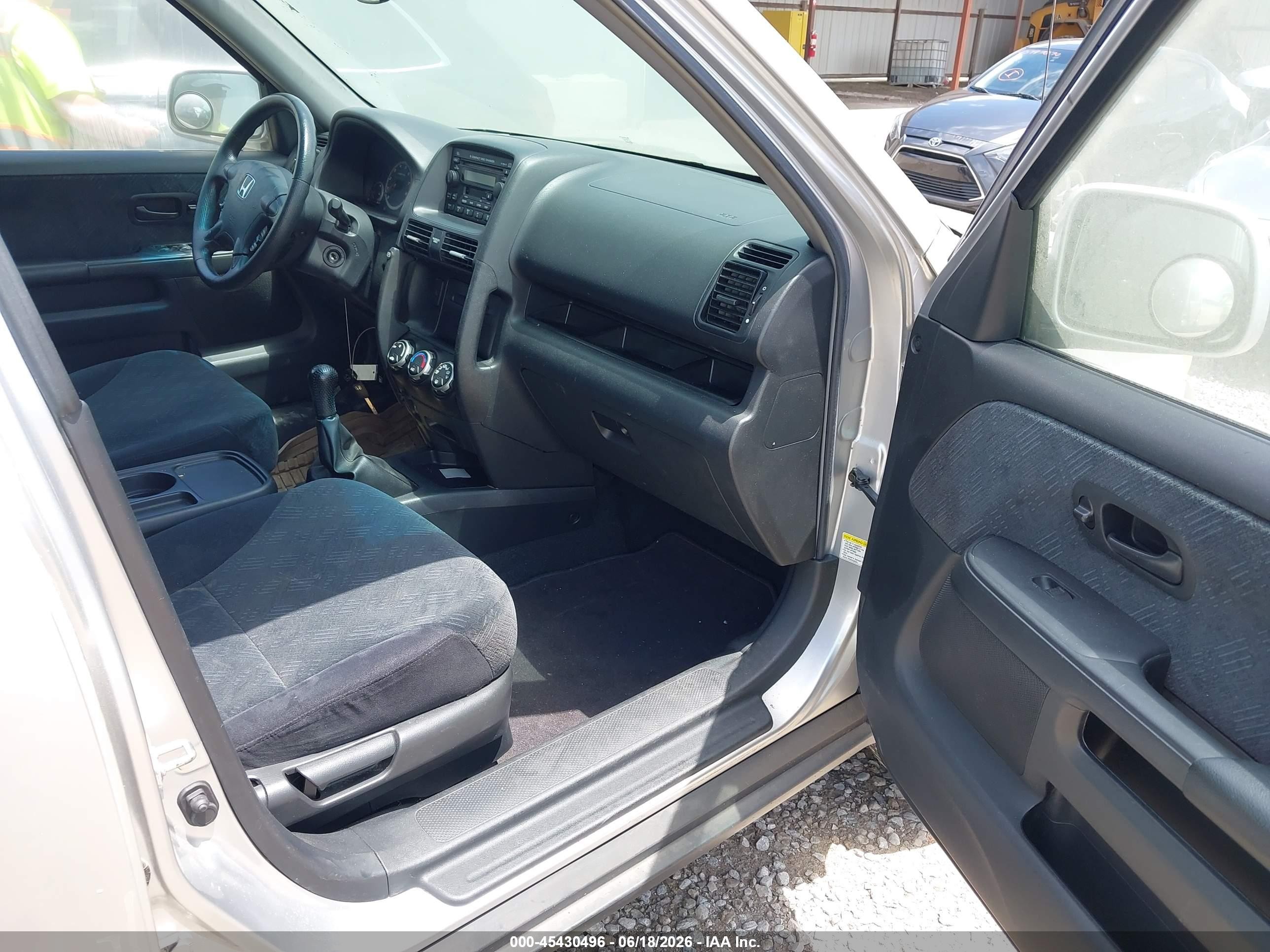 2006 Honda Cr-v Ex Silver vin: SHSRD77846U414417