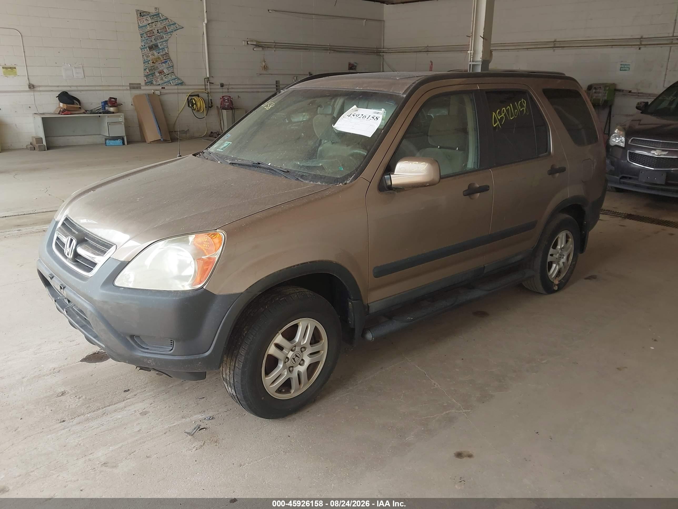 2003 Honda Cr-v Ex Коричневый vin: SHSRD778X3U128485