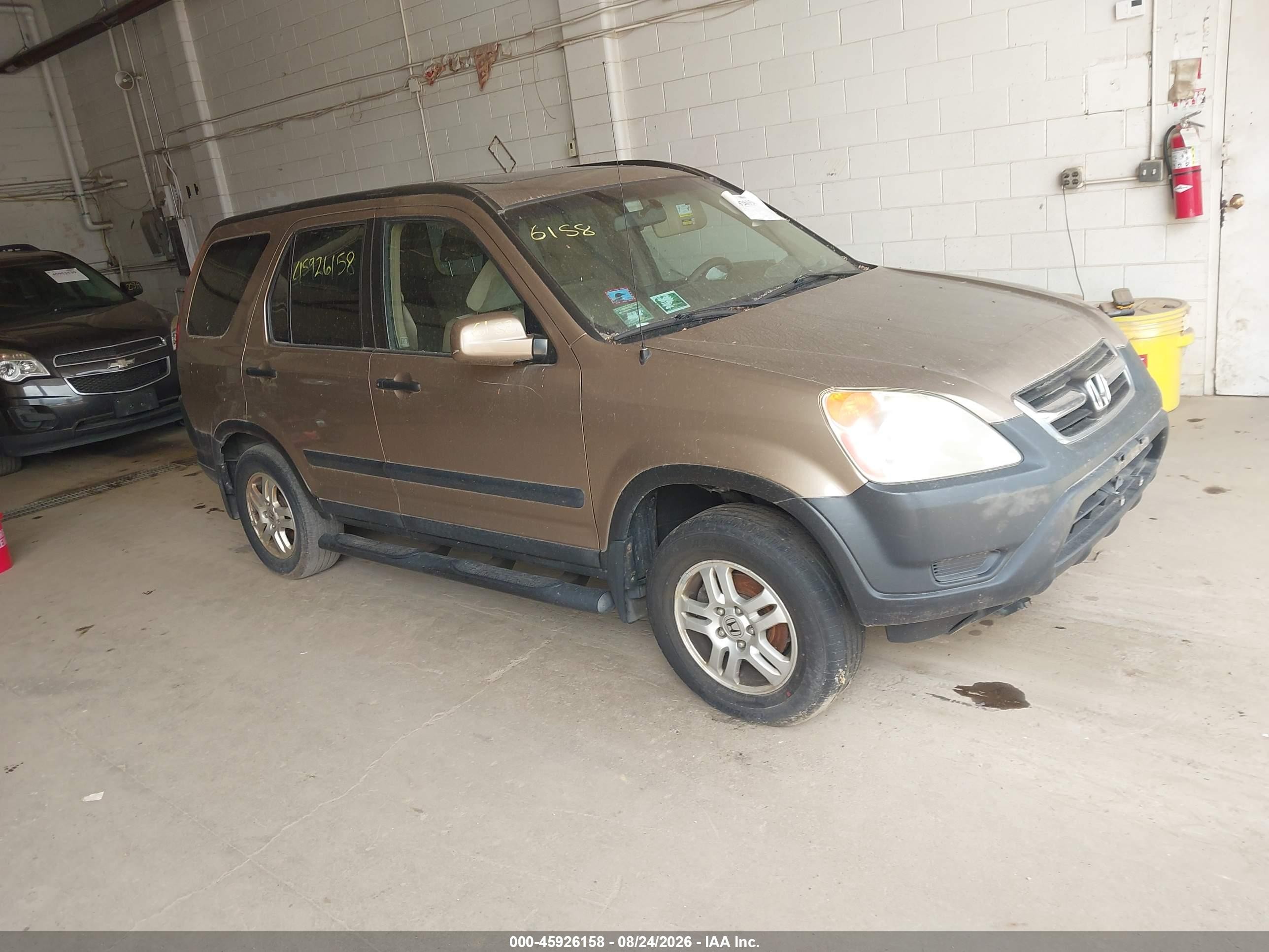 2003 Honda Cr-v Ex Коричневый vin: SHSRD778X3U128485