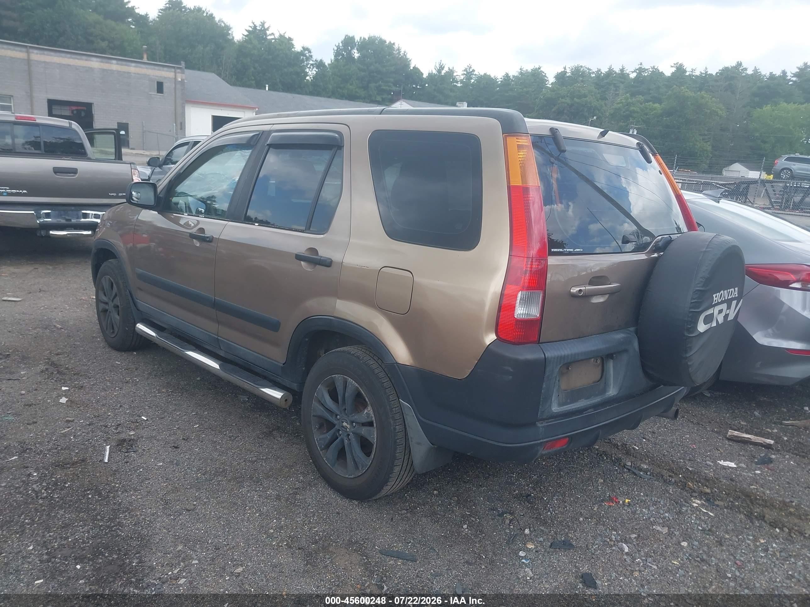 2004 Honda Cr-v Lx Gold vin: SHSRD78404U212554