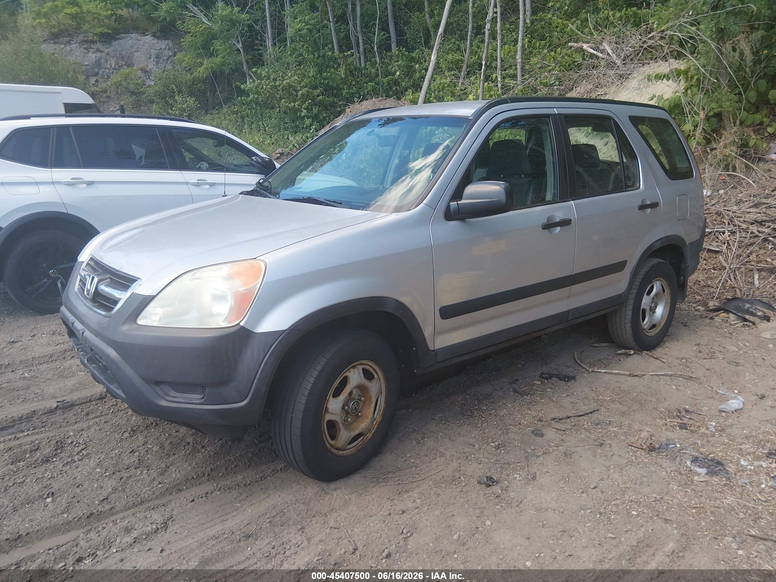 2004 Honda Cr-v Lx Серебряный vin: SHSRD78404U255081