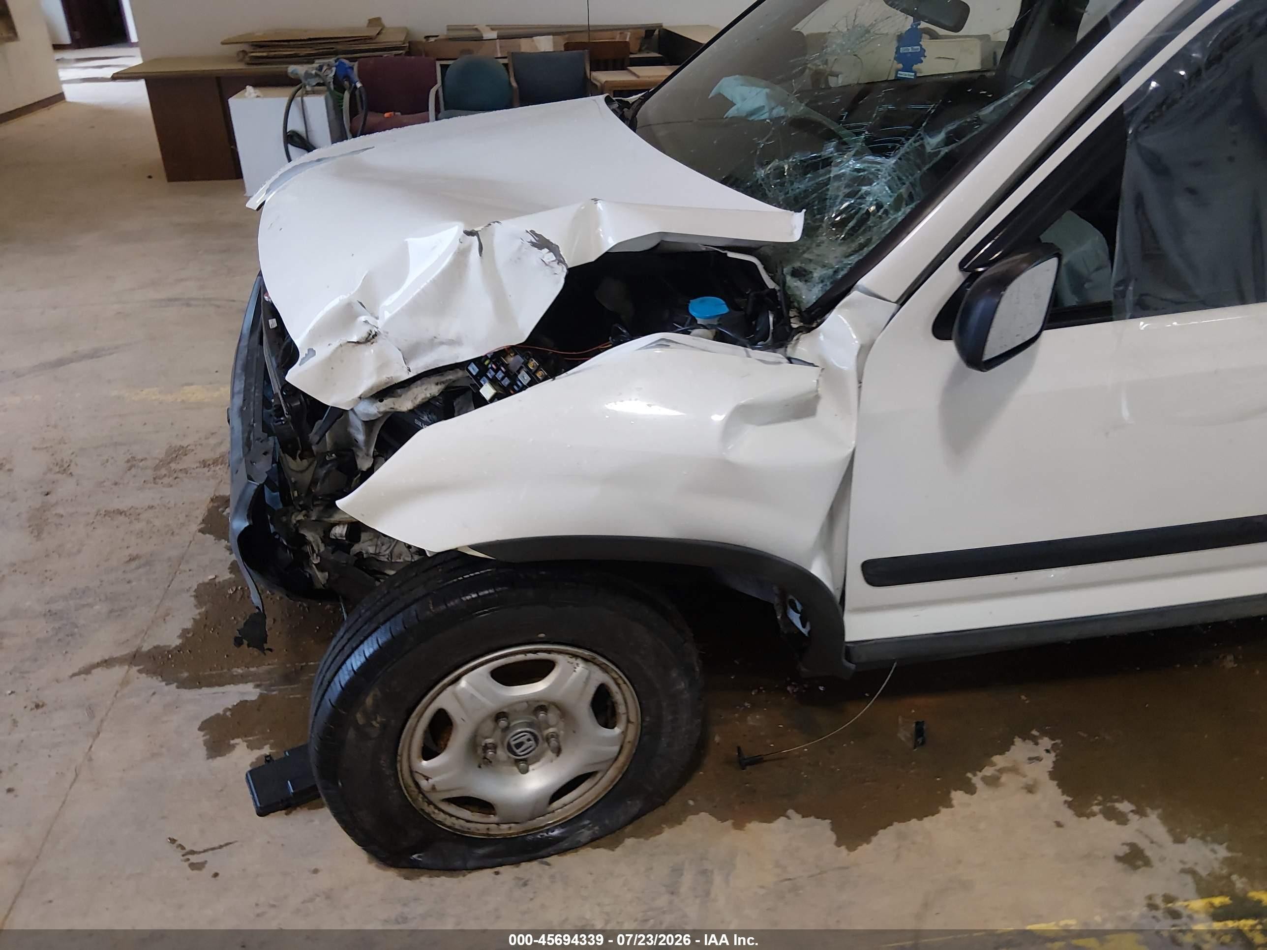 2003 Honda Cr-v Lx White vin: SHSRD78413U125485