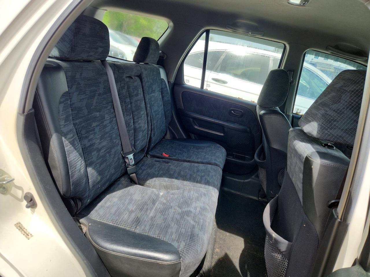 2004 Honda Cr-v Lx White vin: SHSRD78414U215995