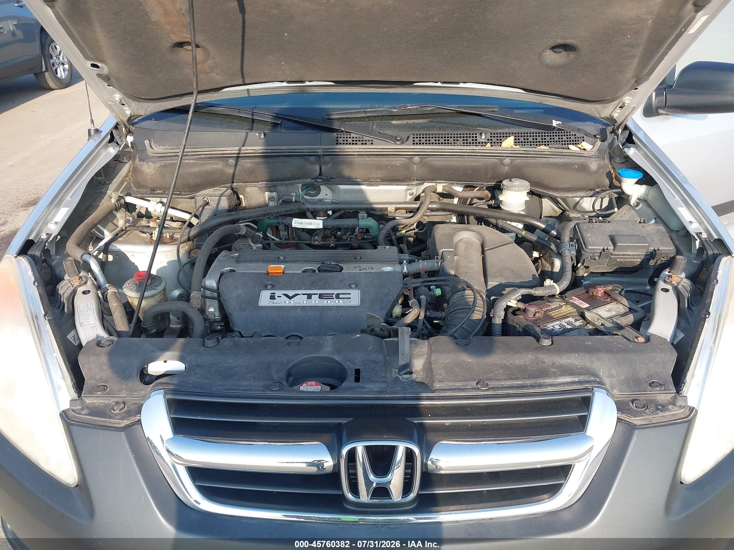 2003 Honda Cr-v Lx Silver vin: SHSRD78423U150881