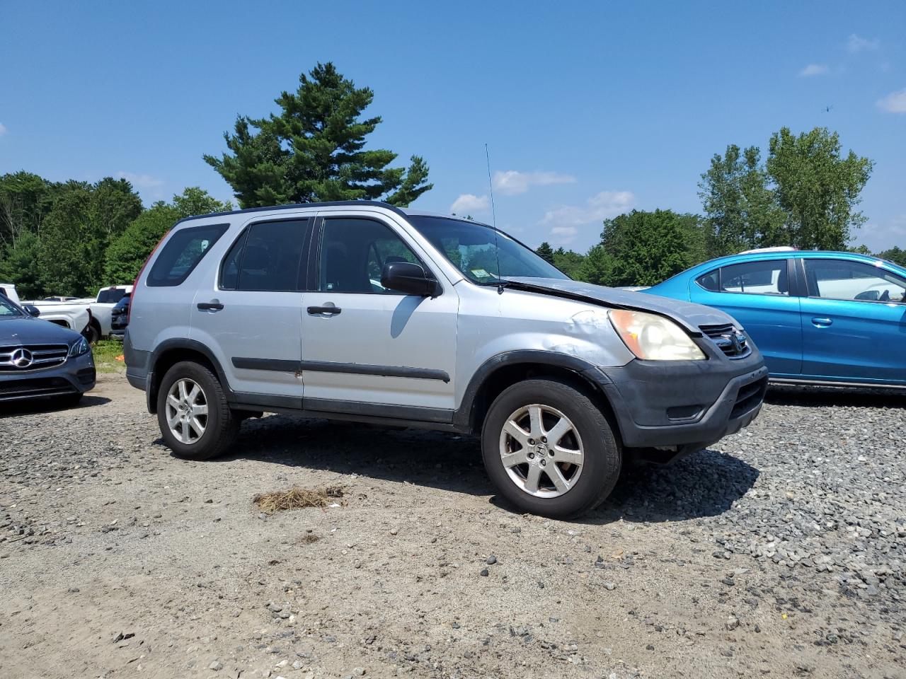2004 Honda Cr-v Lx Серебряный vin: SHSRD78424U234054