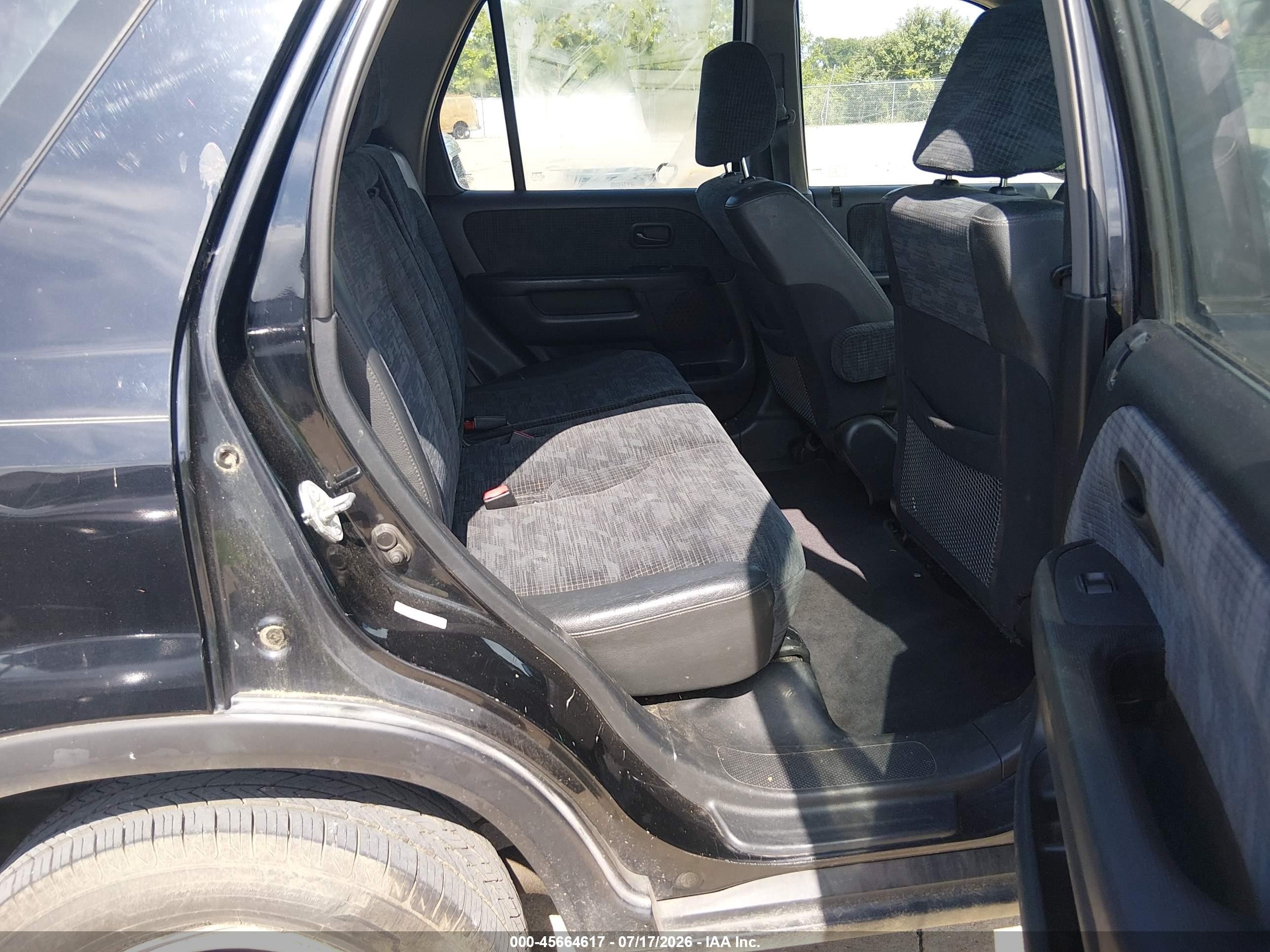 2004 Honda Cr-v Lx Black vin: SHSRD78424U246771