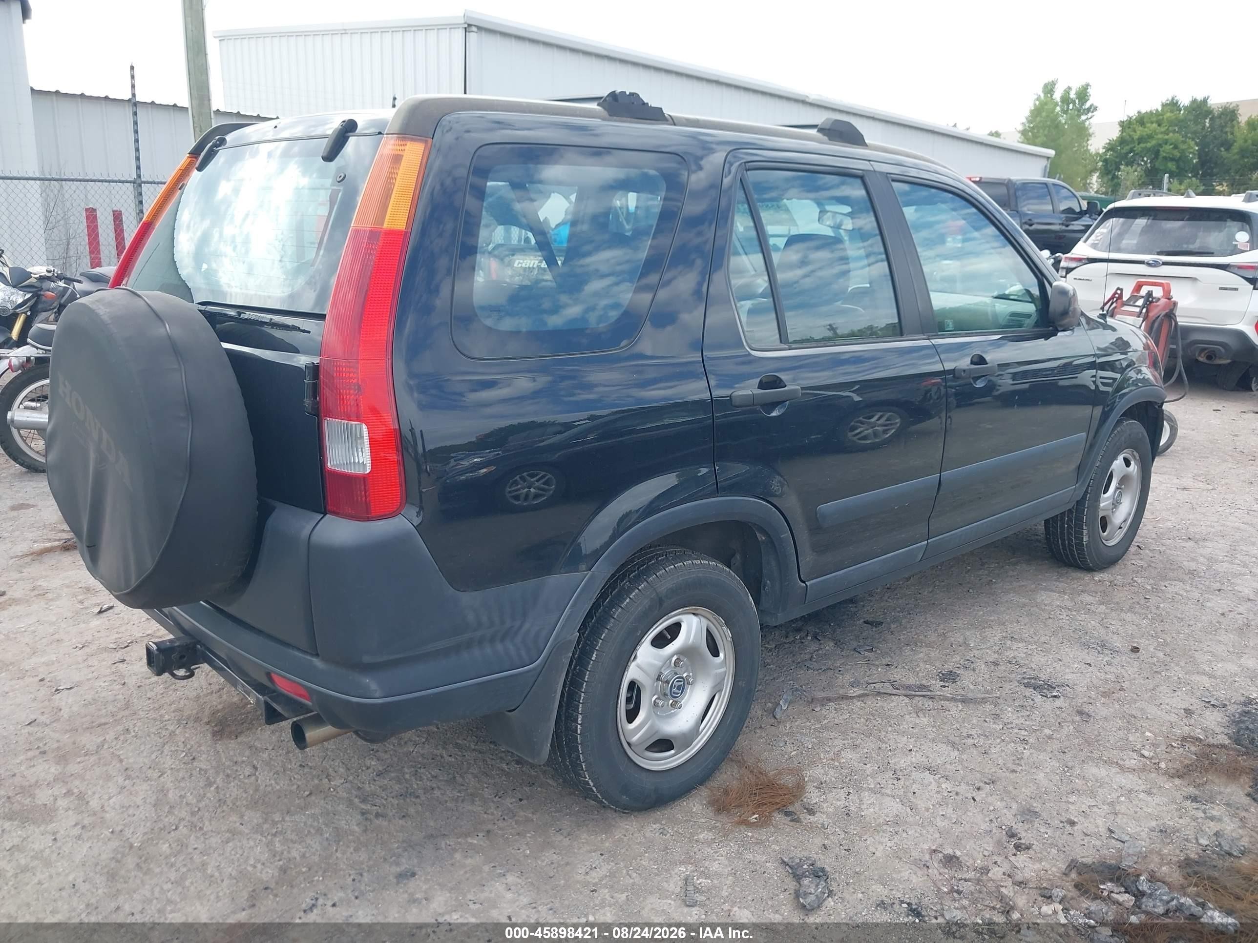 2003 Honda Cr-v Lx Black vin: SHSRD78433U123849