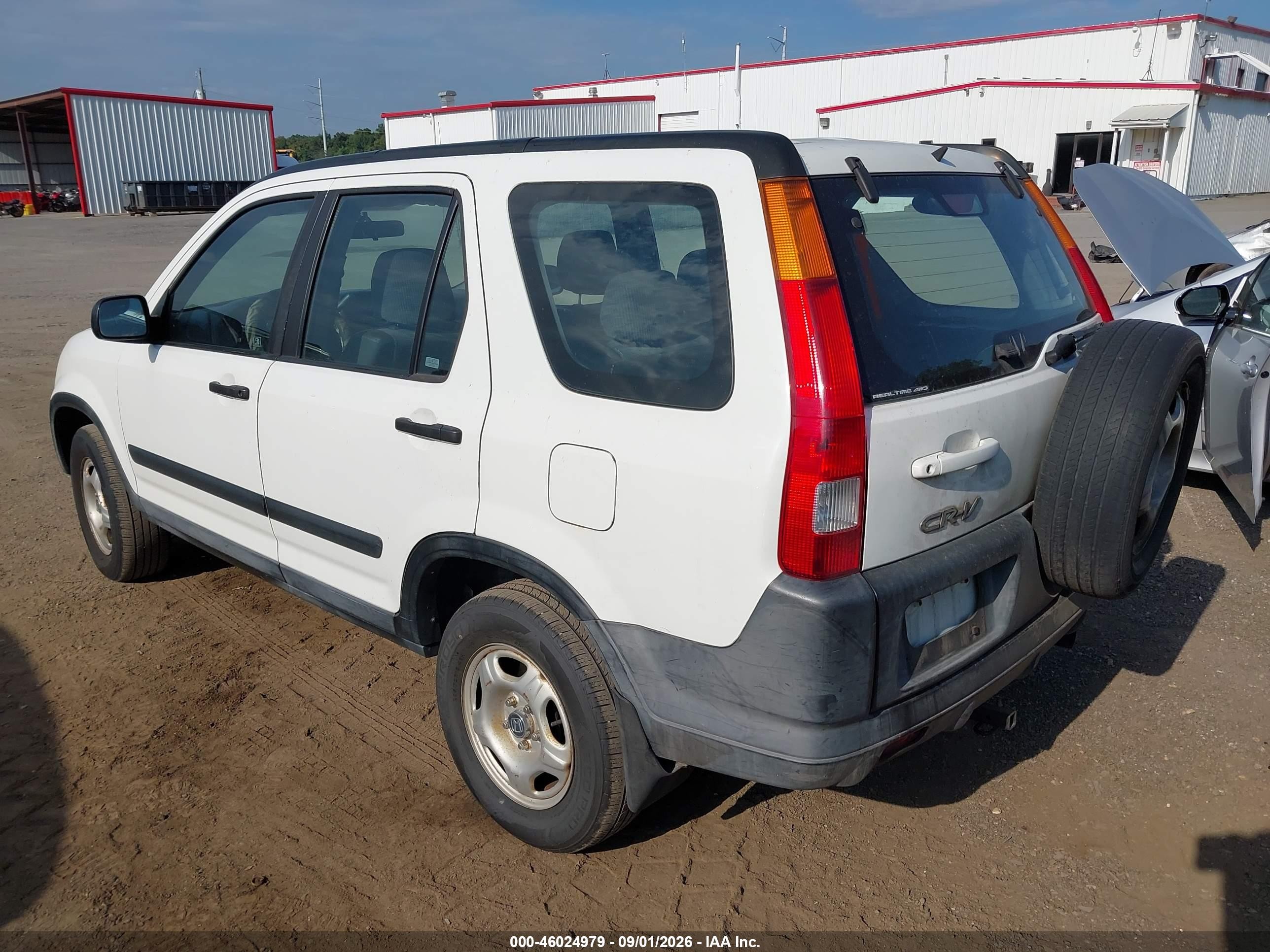 2004 Honda Cr-v Lx White vin: SHSRD78434U249761