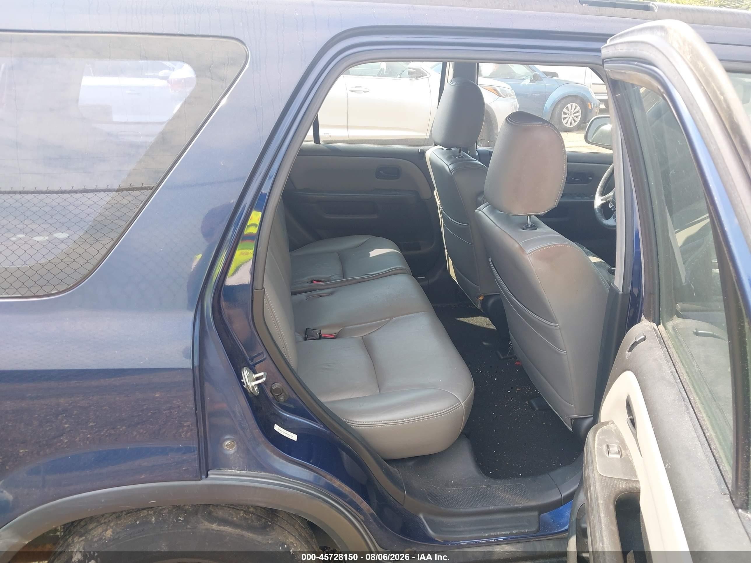 2004 Honda Cr-v Lx Синий vin: SHSRD78444U206790
