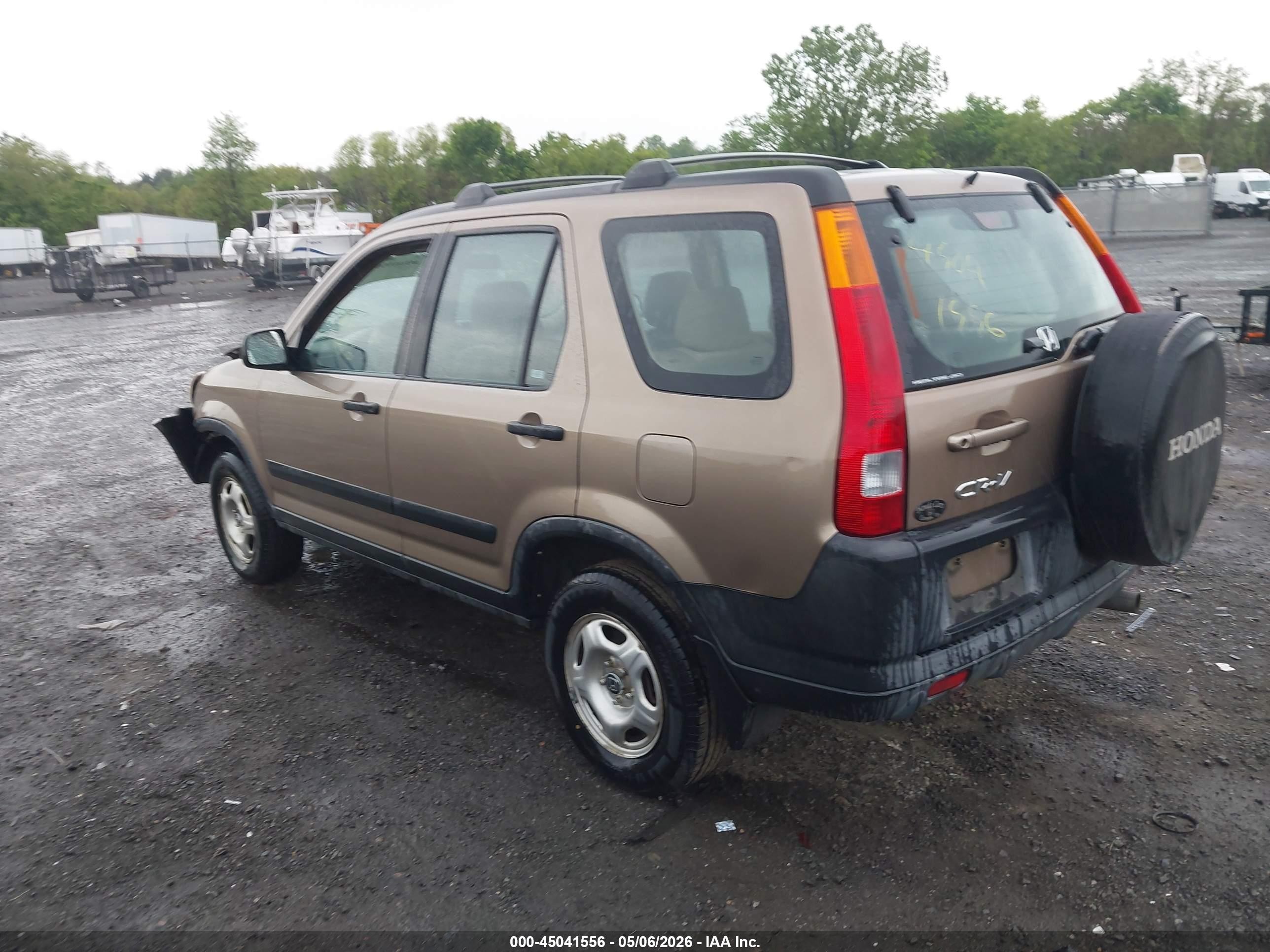 2004 Honda Cr-v Lx Золотой vin: SHSRD78444U242950