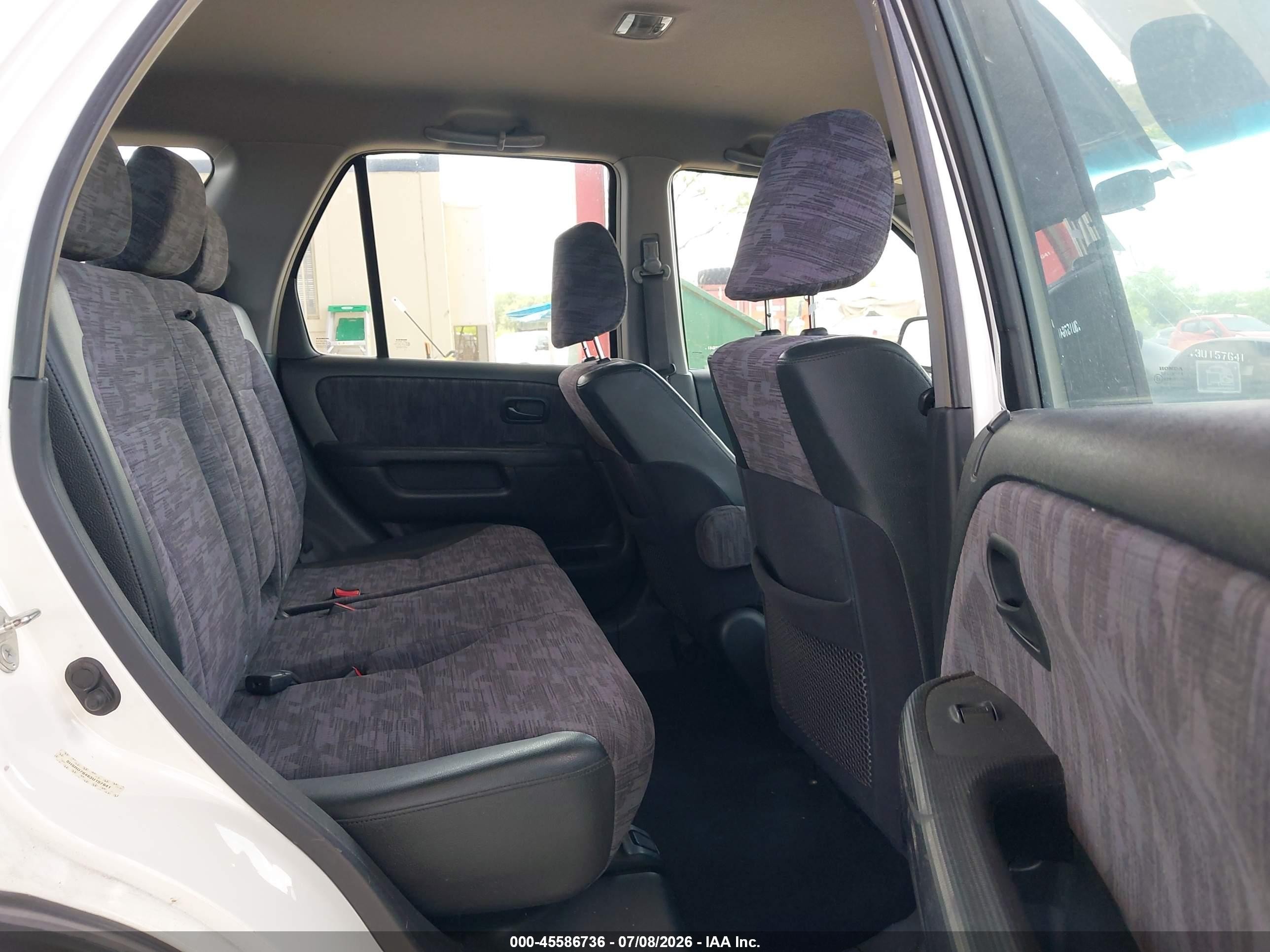 2003 Honda Cr-v Lx White vin: SHSRD78463U157641
