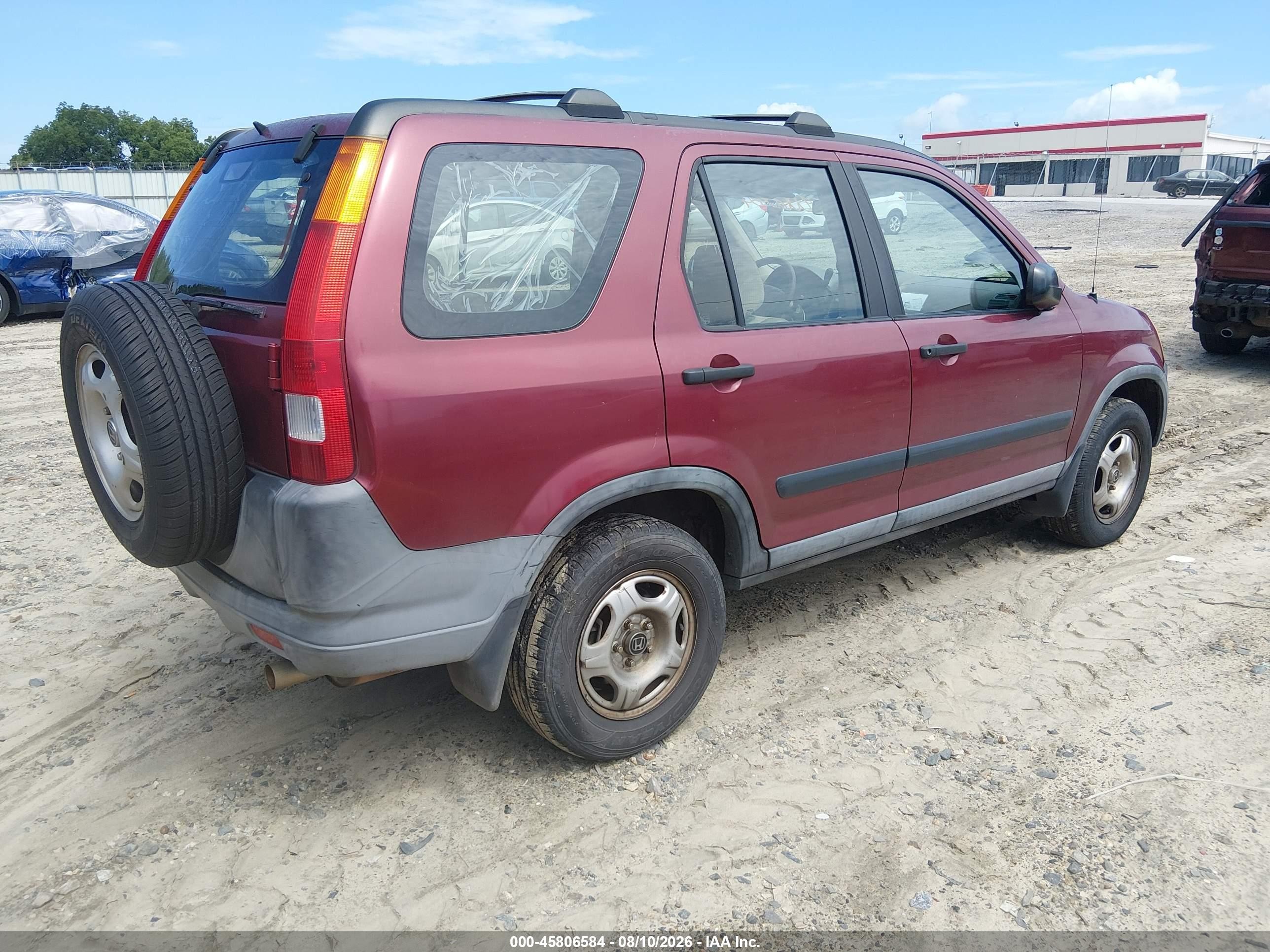 2004 Honda Cr-v Lx Красный vin: SHSRD78474U228718