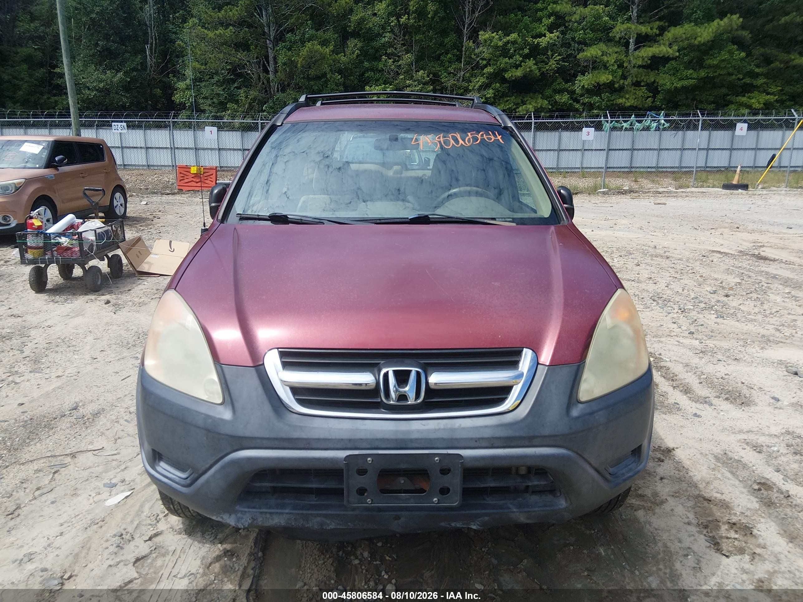 2004 Honda Cr-v Lx Красный vin: SHSRD78474U228718
