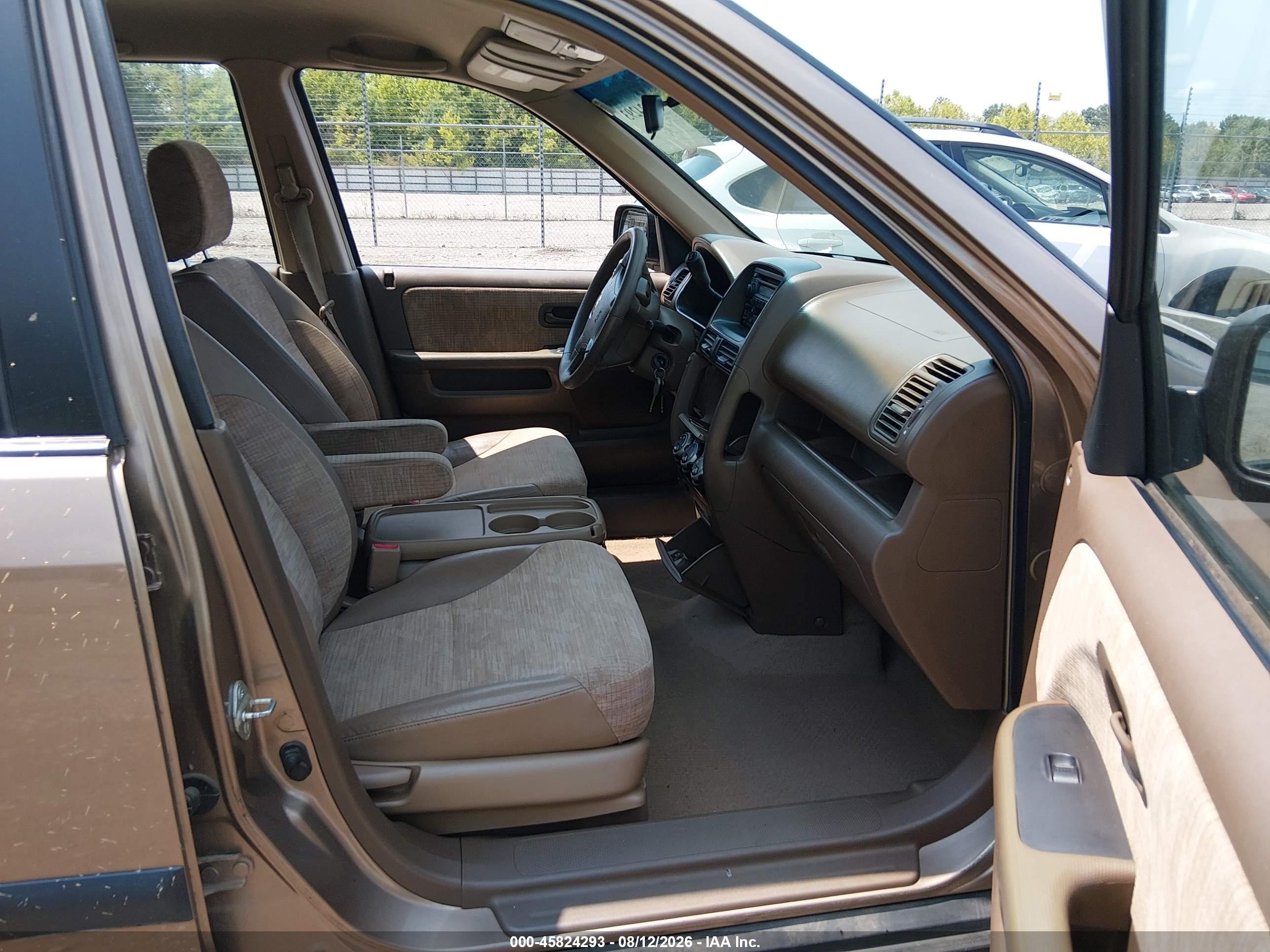 2002 Honda Cr-v Lx Brown vin: SHSRD78492U007795