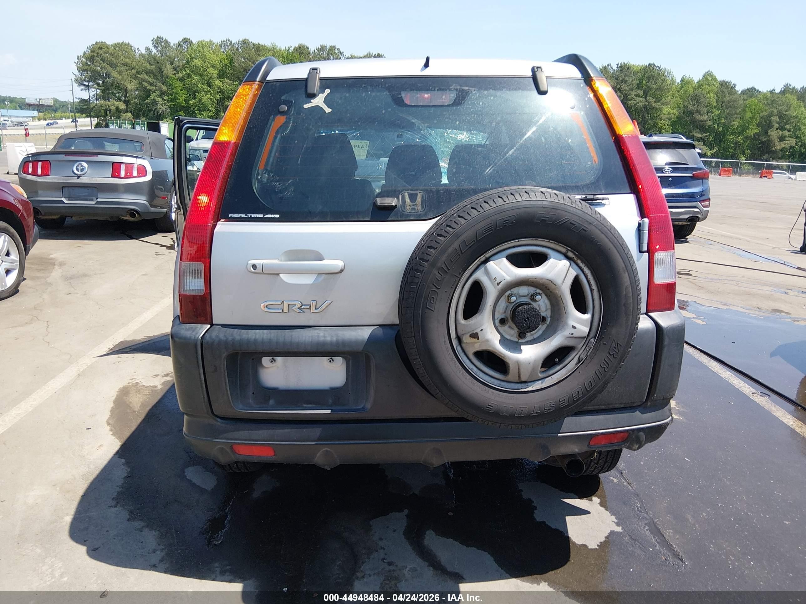 2002 Honda Cr-v Lx Silver vin: SHSRD78492U012429