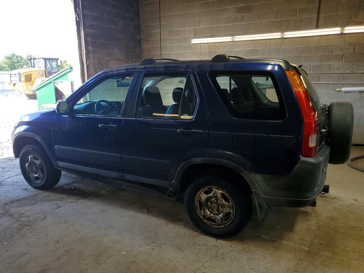 2003 Honda Cr-v Lx Blue vin: SHSRD784X3U148358