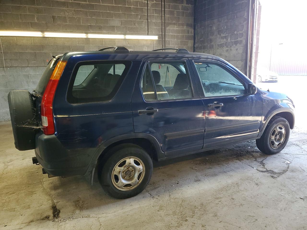 2003 Honda Cr-v Lx Blue vin: SHSRD784X3U148358