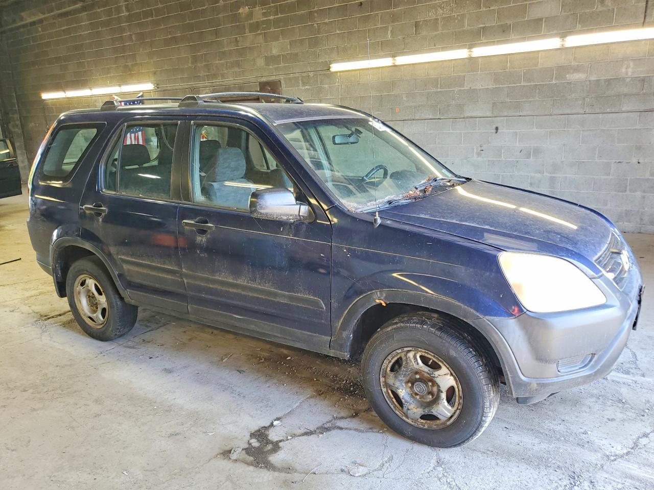 2003 Honda Cr-v Lx Blue vin: SHSRD784X3U148358