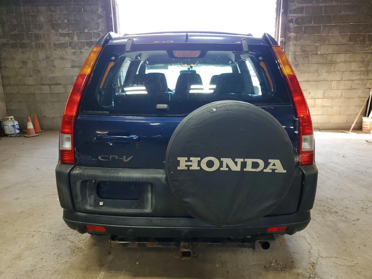2003 Honda Cr-v Lx Blue vin: SHSRD784X3U148358