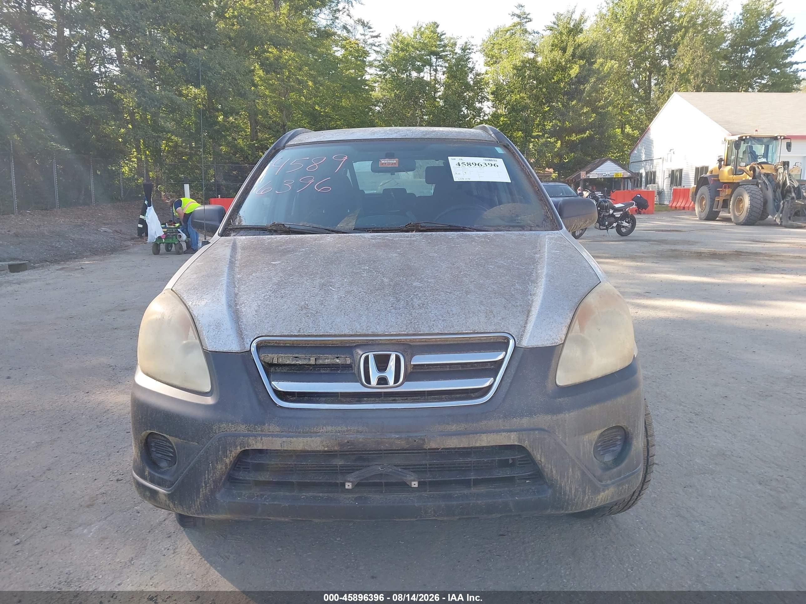 2005 Honda Cr-v Lx Silver vin: SHSRD78505U323387
