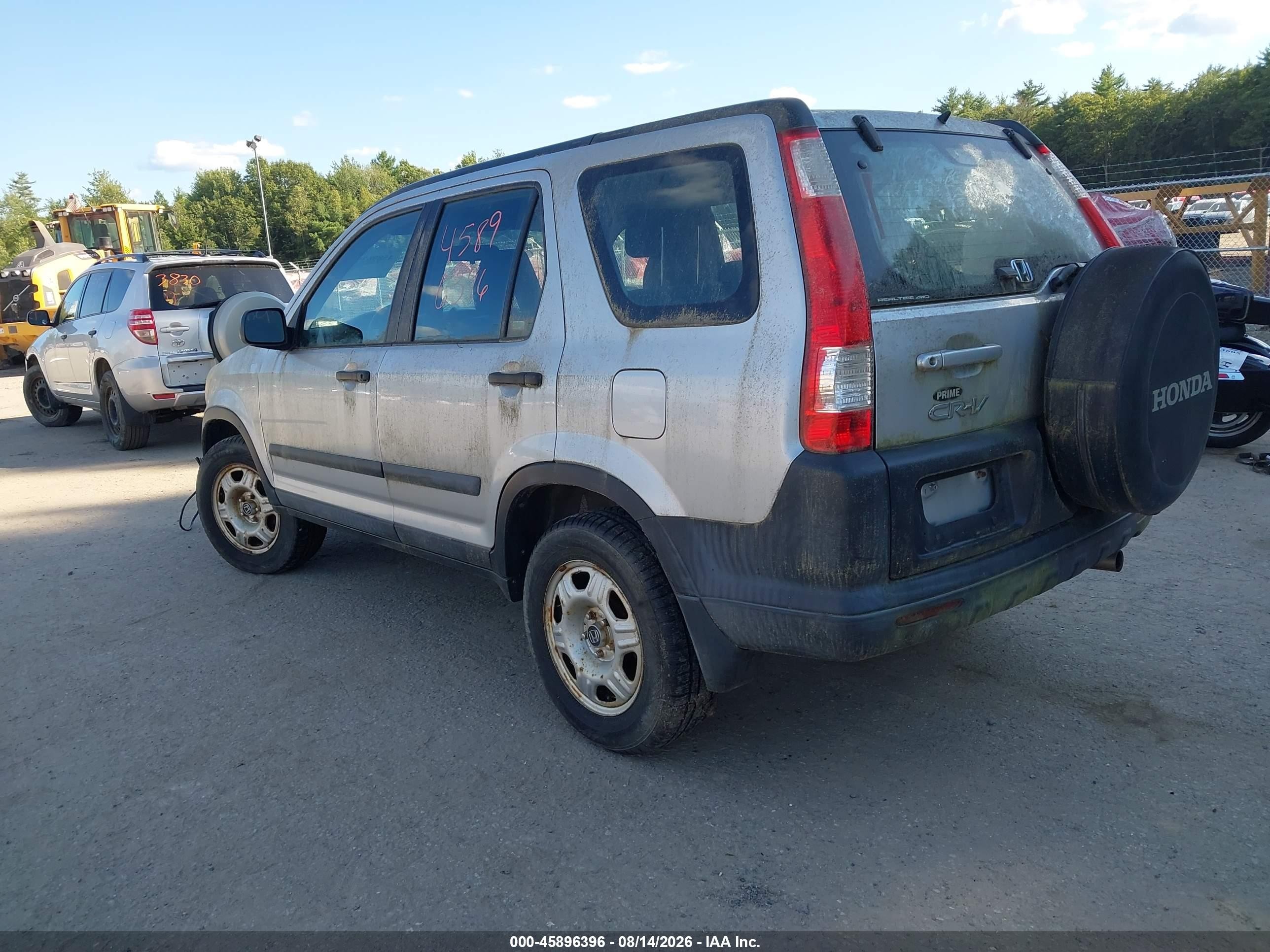 2005 Honda Cr-v Lx Silver vin: SHSRD78505U323387