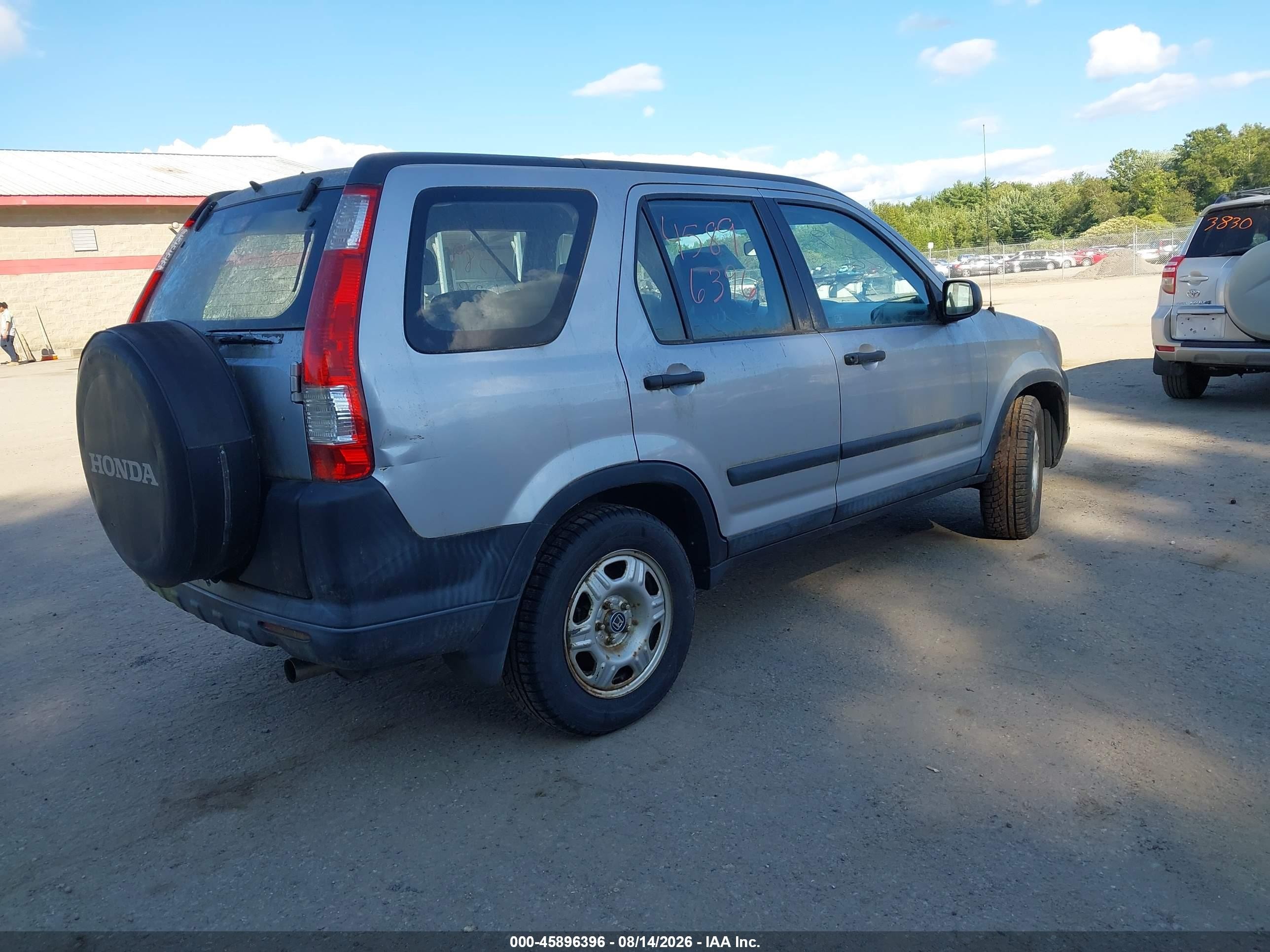 2005 Honda Cr-v Lx Silver vin: SHSRD78505U323387