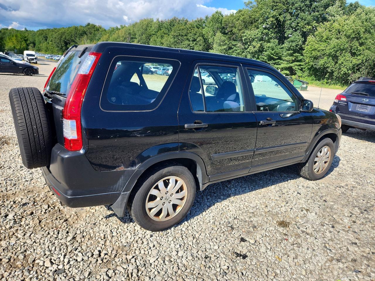 2006 Honda Cr-v Lx Black vin: SHSRD78506U428822