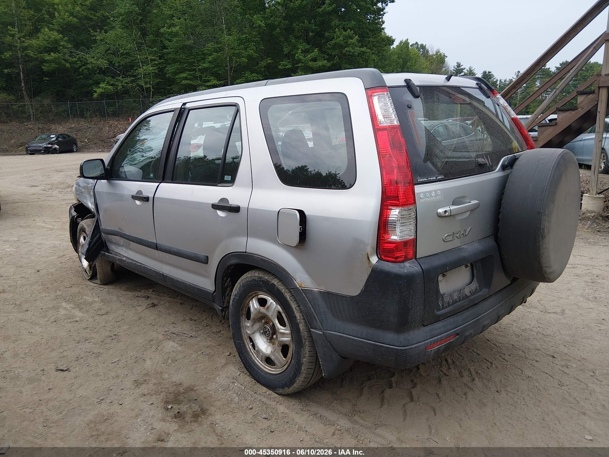 2006 Honda Cr-v Lx Silver vin: SHSRD78506U435429