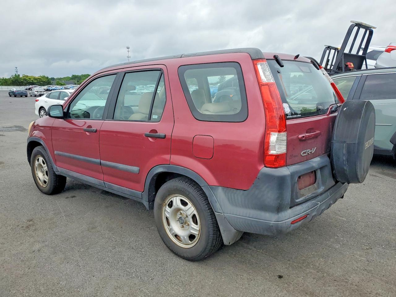 2005 Hond Cr-v Burgundy vin: SHSRD78525U319096