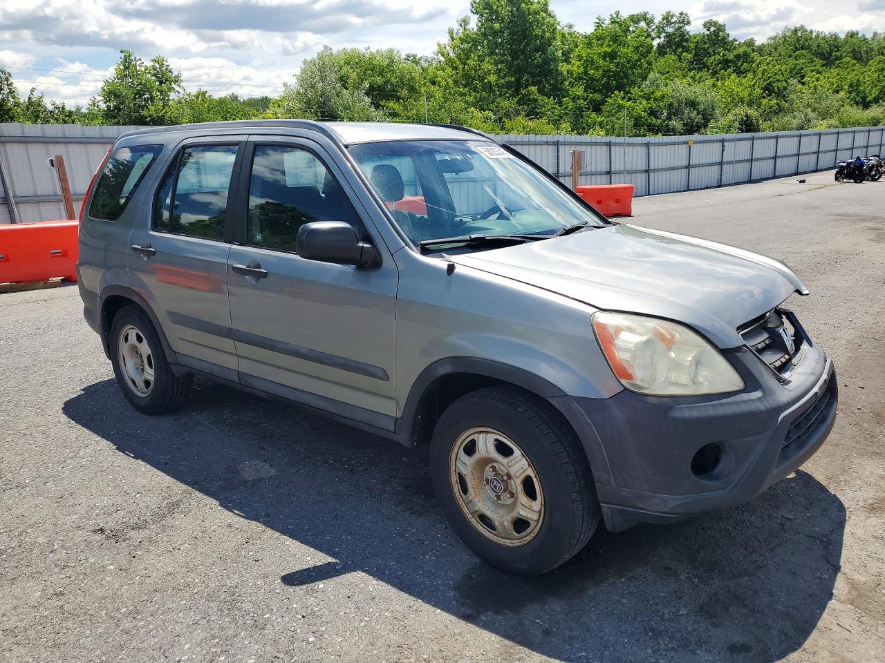 2005 Honda Cr-v Lx Серый vin: SHSRD78525U343849