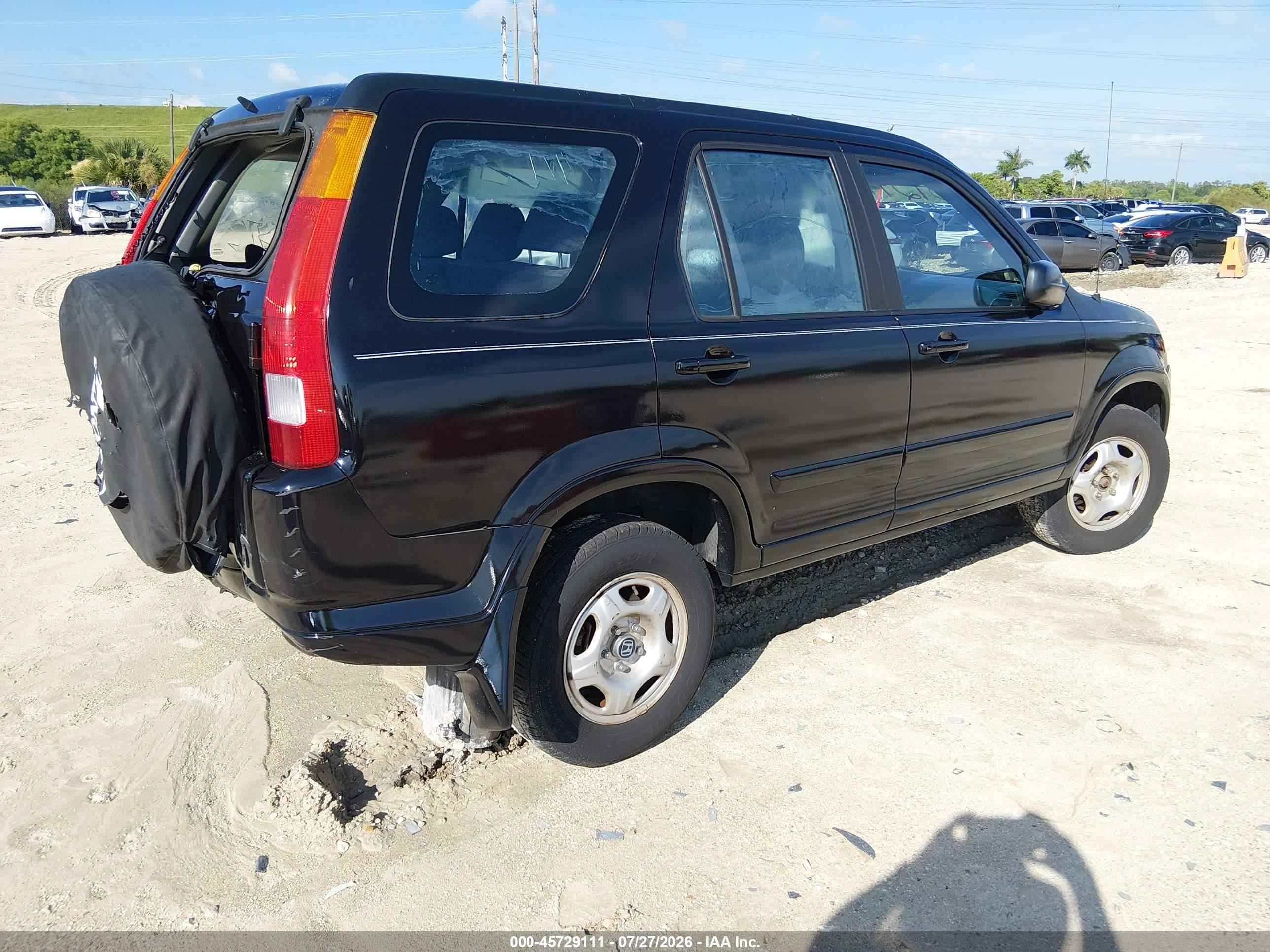 2003 Honda Cr-v Lx Gray vin: SHSRD78533U156973