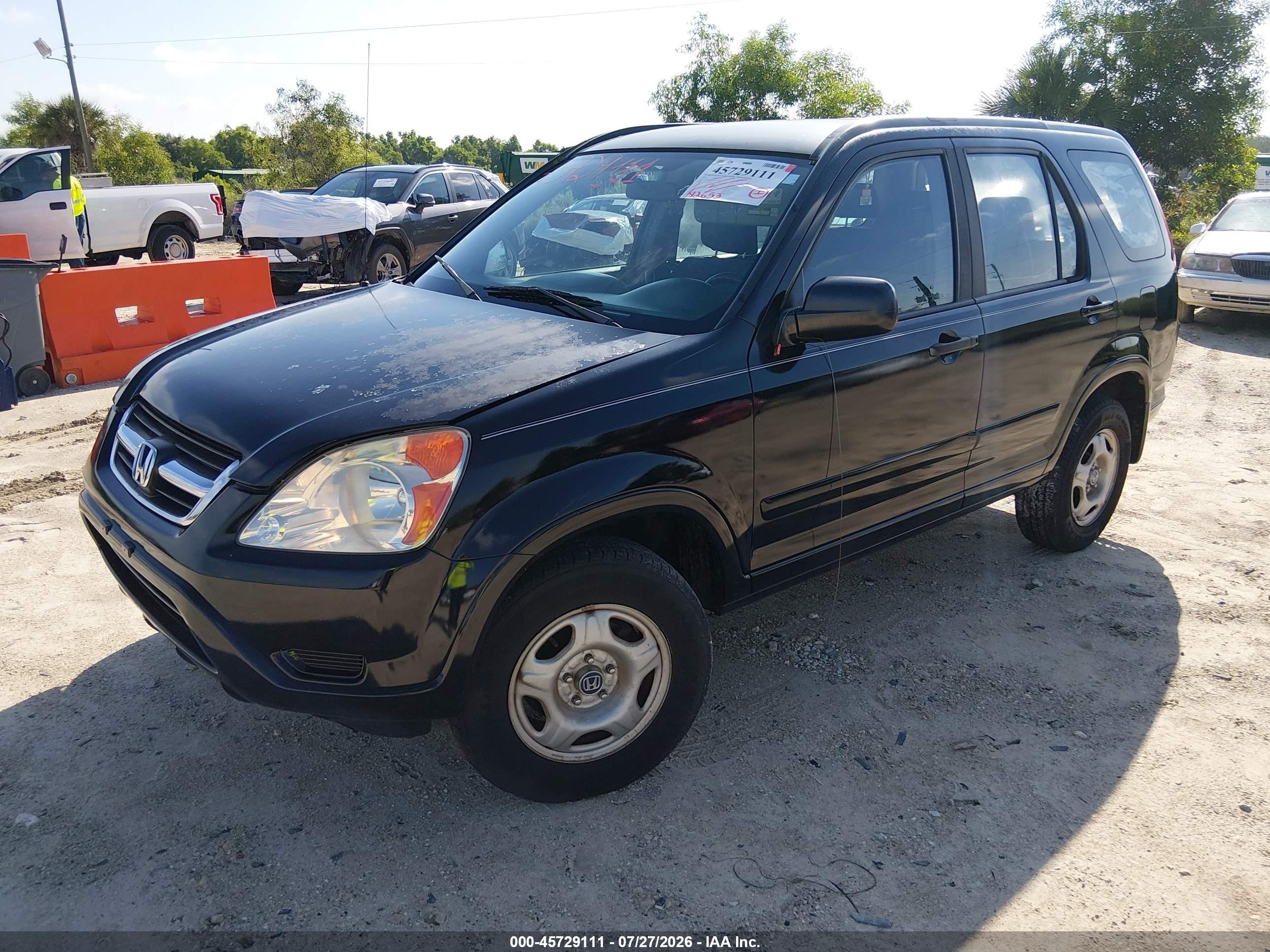 2003 Honda Cr-v Lx Gray vin: SHSRD78533U156973
