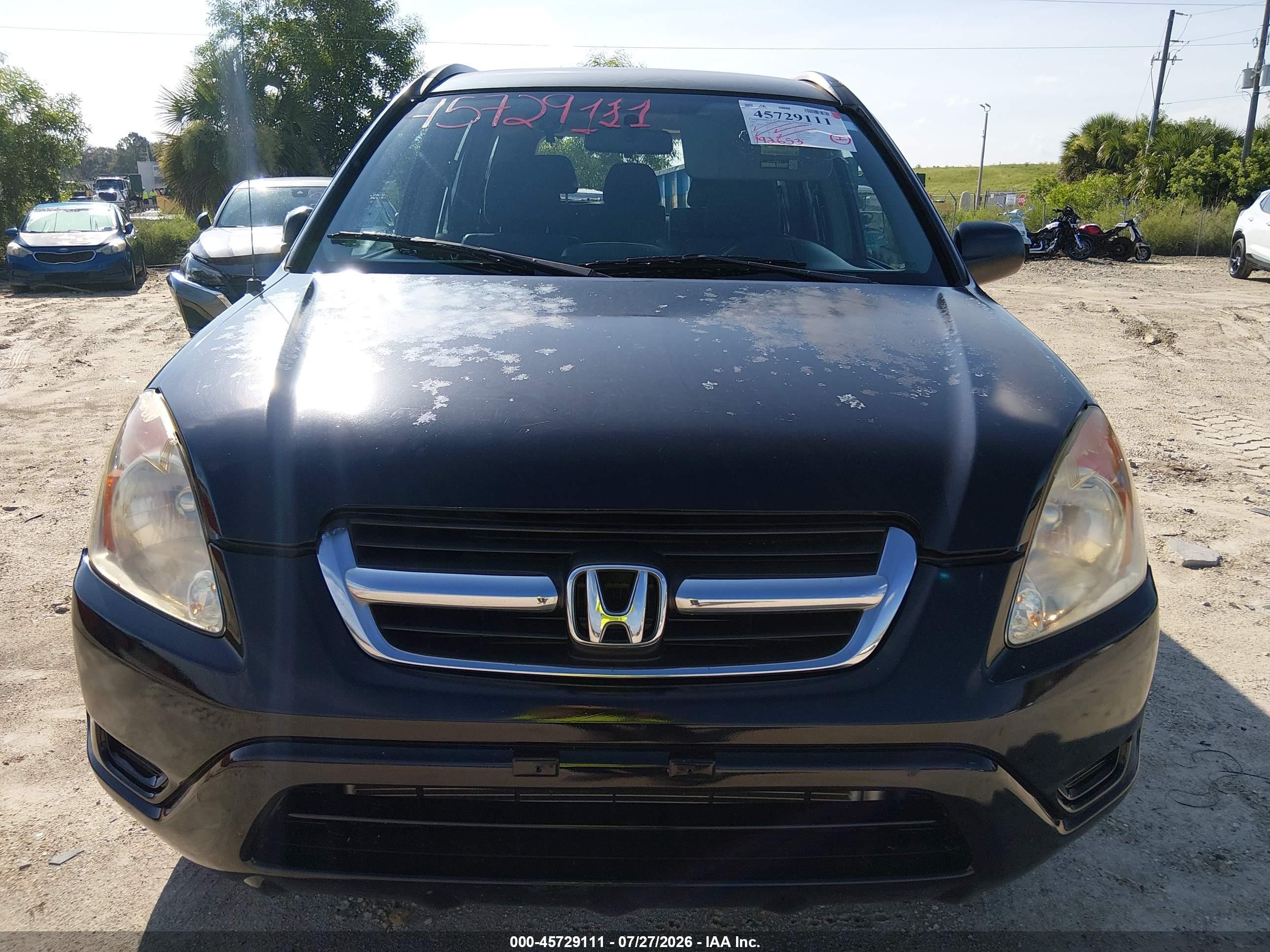 2003 Honda Cr-v Lx Gray vin: SHSRD78533U156973