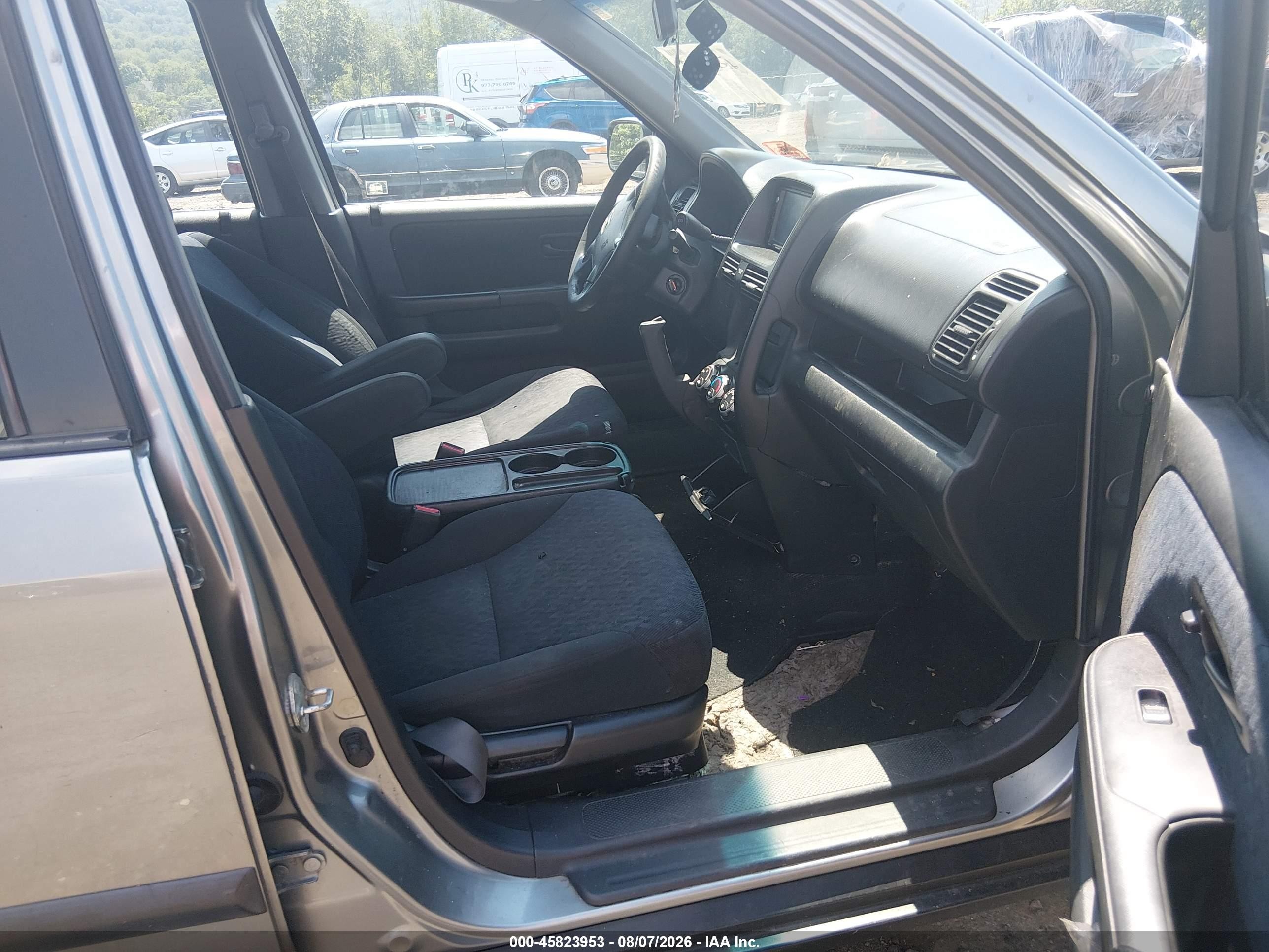 2005 Honda Cr-v Lx Silver vin: SHSRD78535U335713