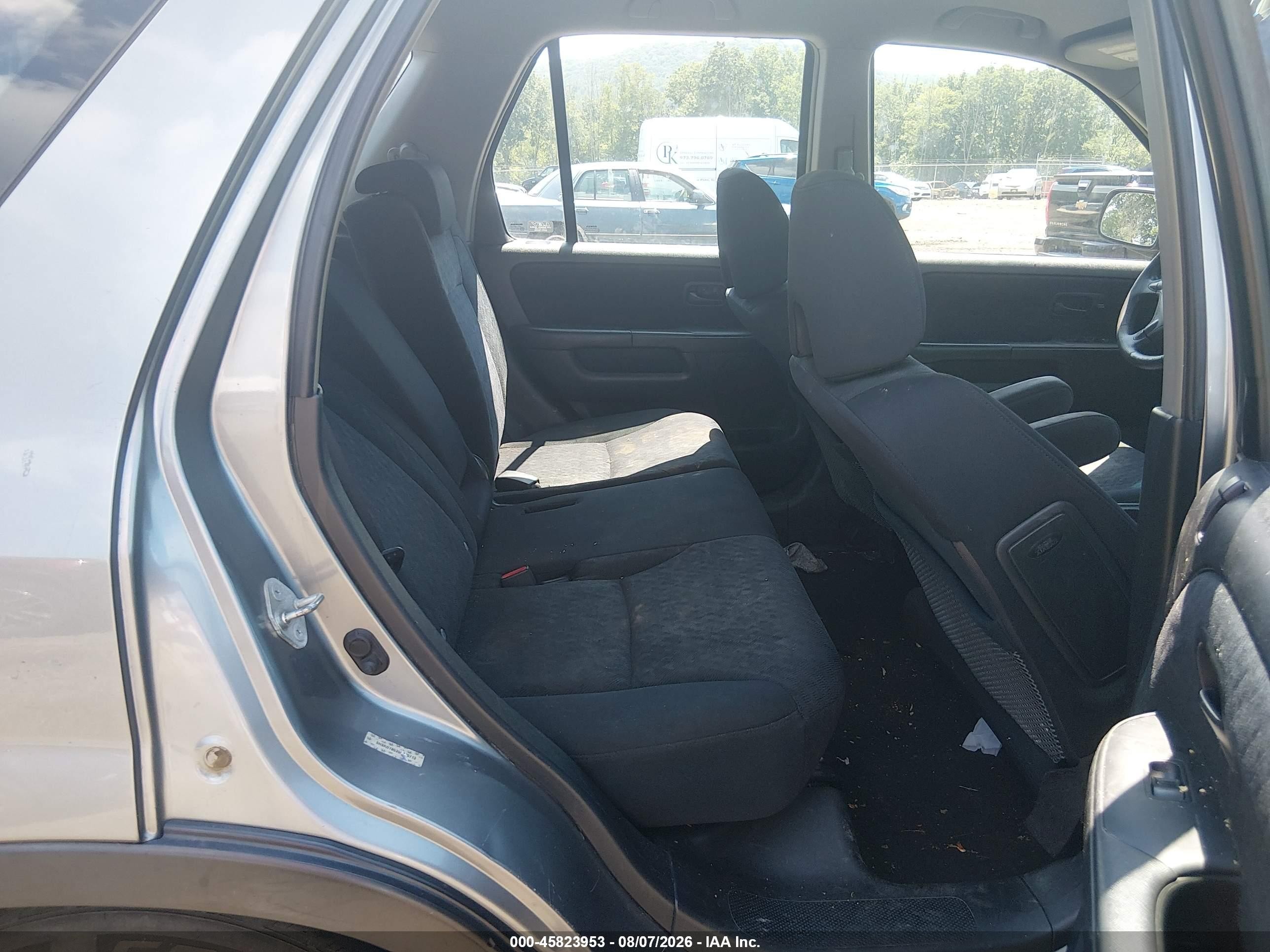 2005 Honda Cr-v Lx Silver vin: SHSRD78535U335713