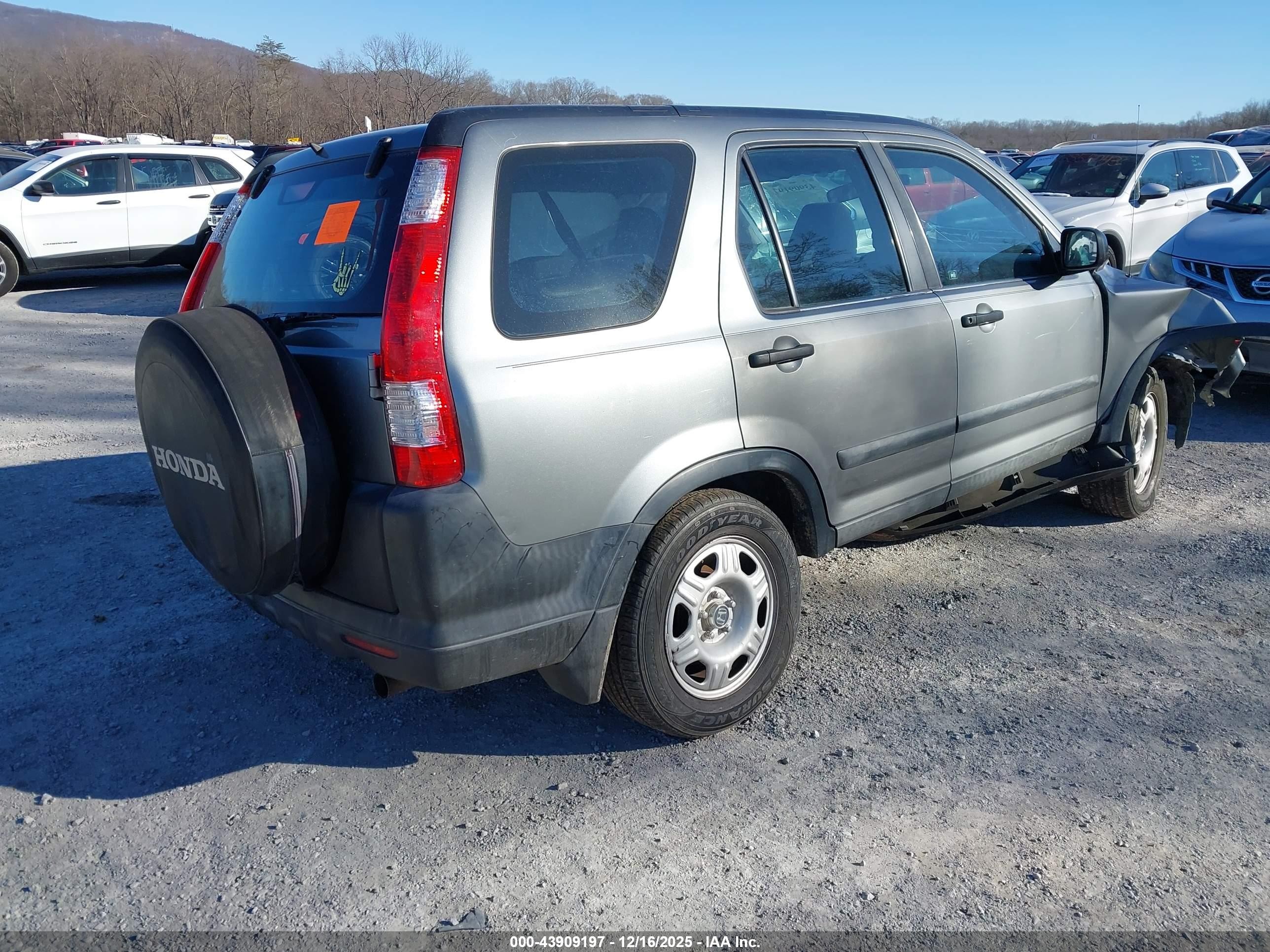 2005 Honda Cr-v Lx Silver vin: SHSRD78545U331492