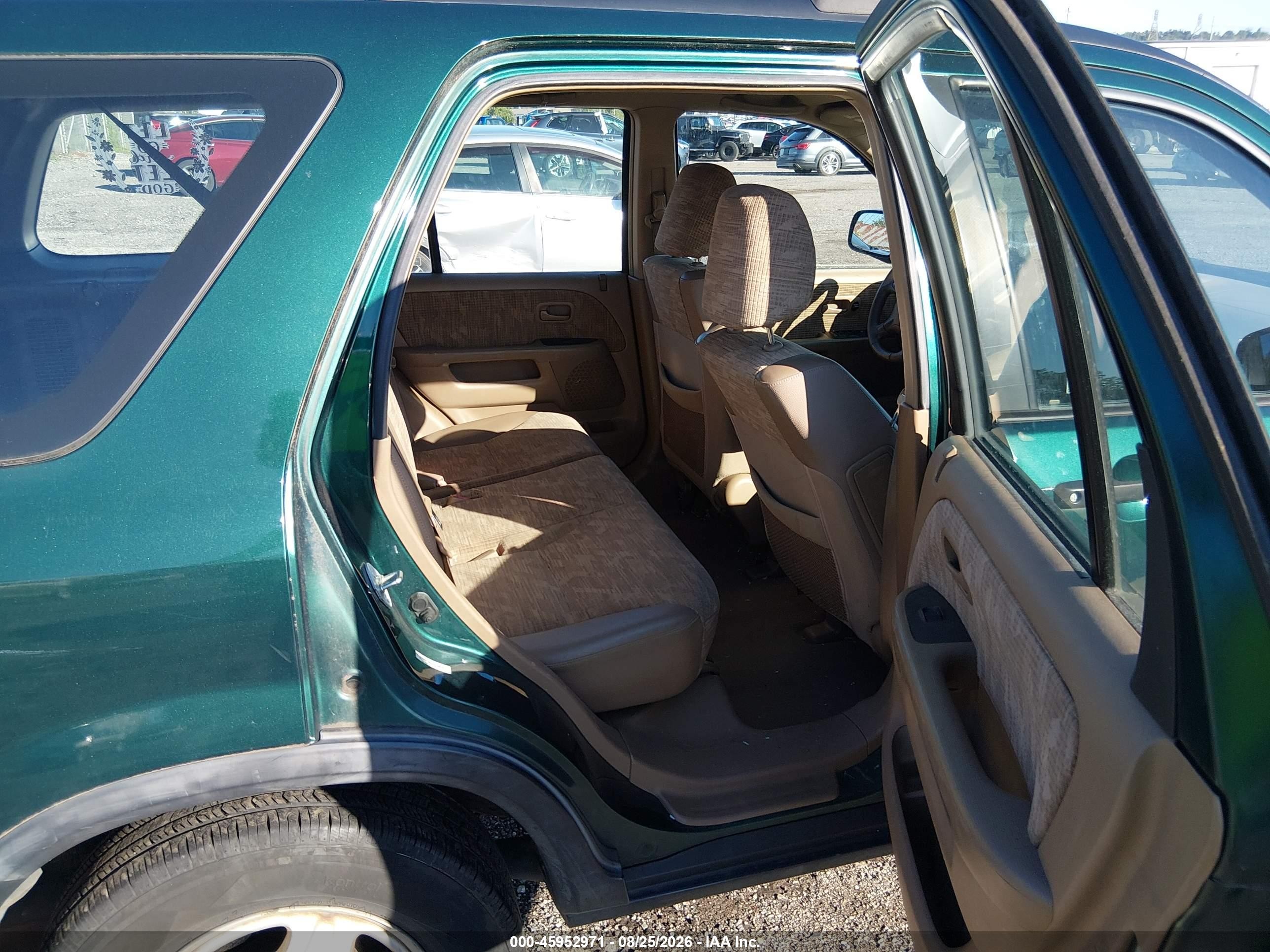 2004 Honda Cr-v Lx Green vin: SHSRD78554U238818