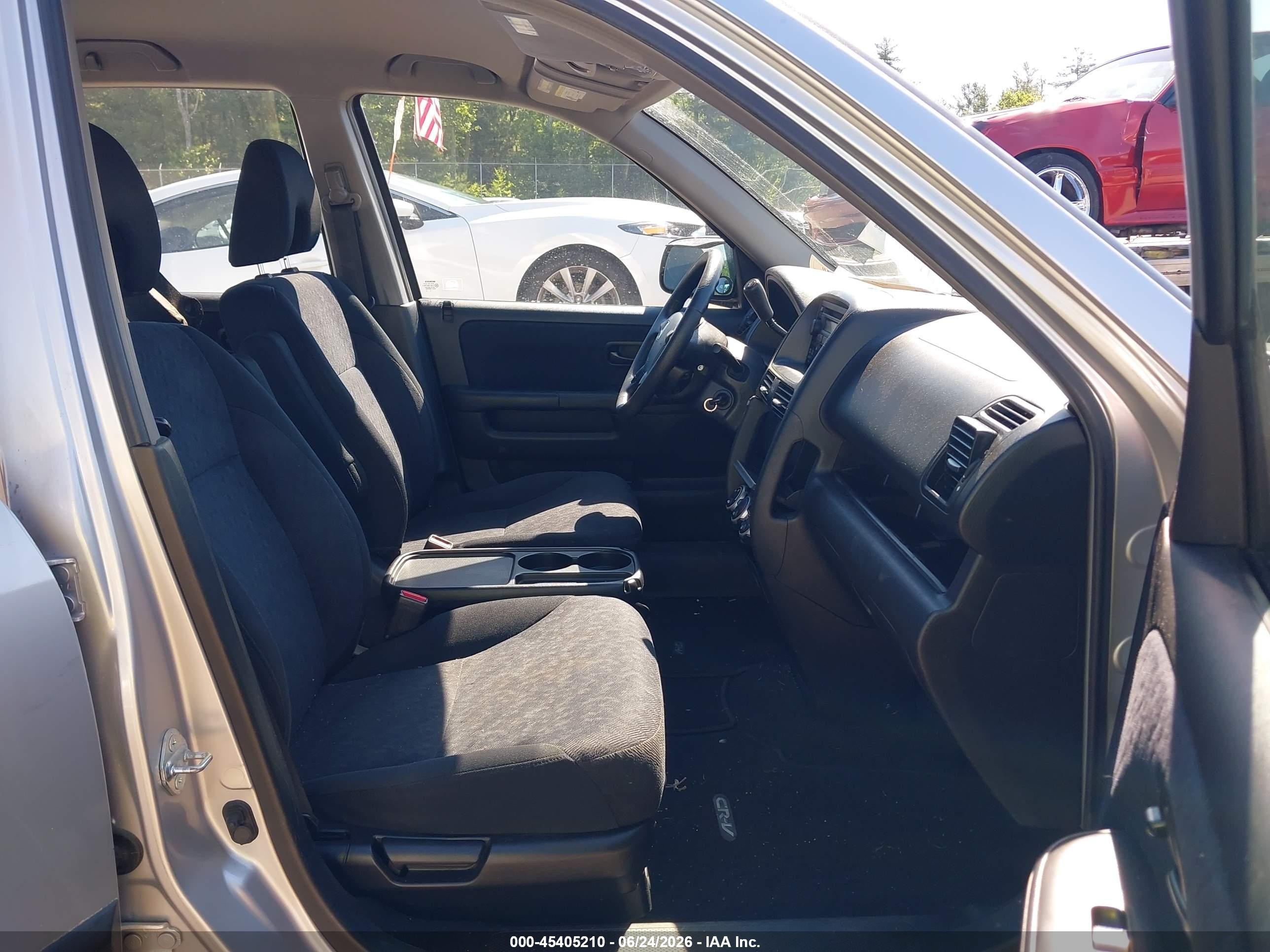 2006 Honda Cr-v Lx Silver vin: SHSRD78556U416309
