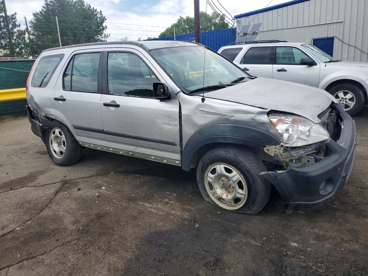2006 Honda Cr-v Lx Gray vin: SHSRD78556U444823