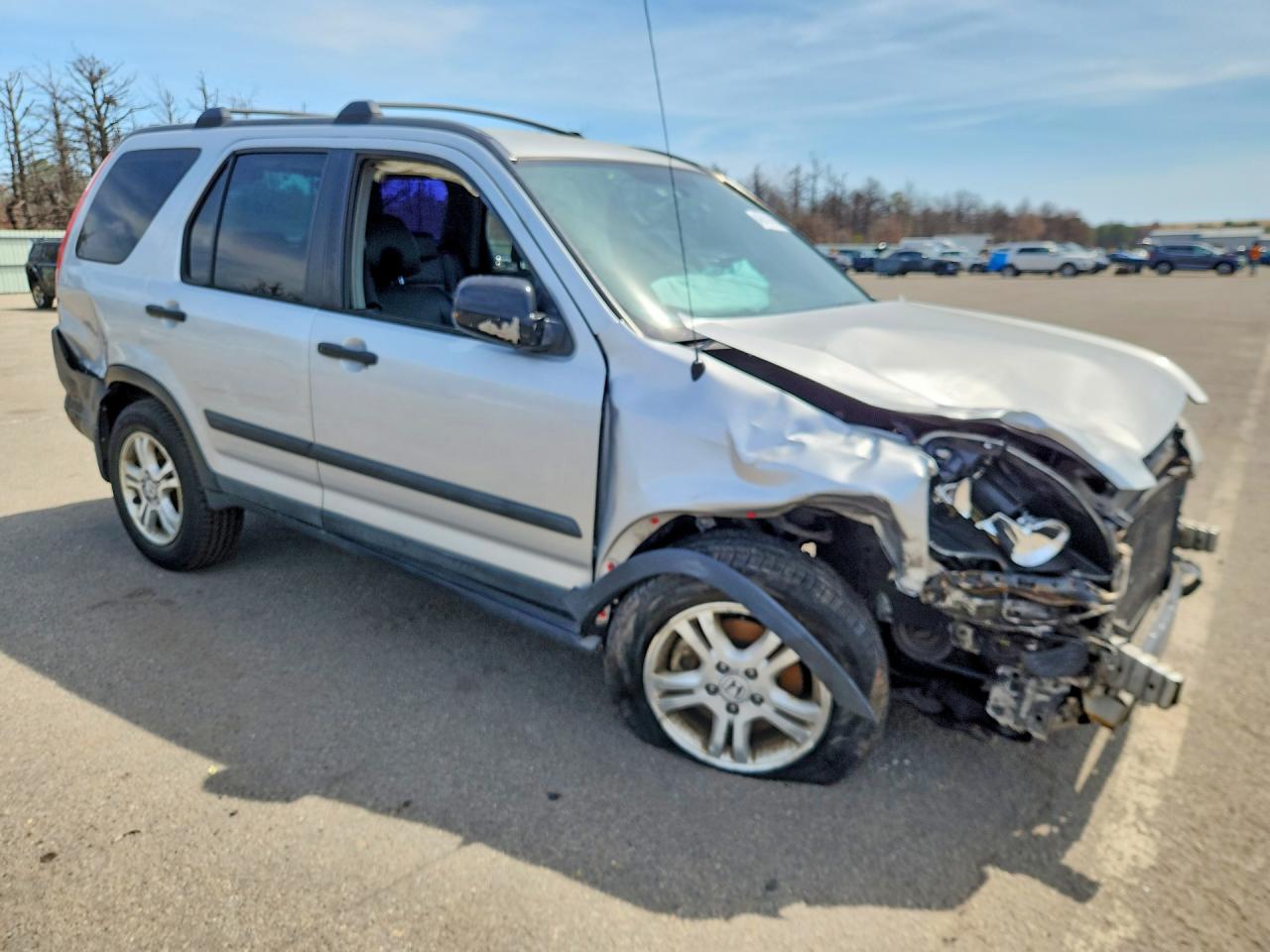2006 Honda Cr-v Lx Silver vin: SHSRD78566U409031