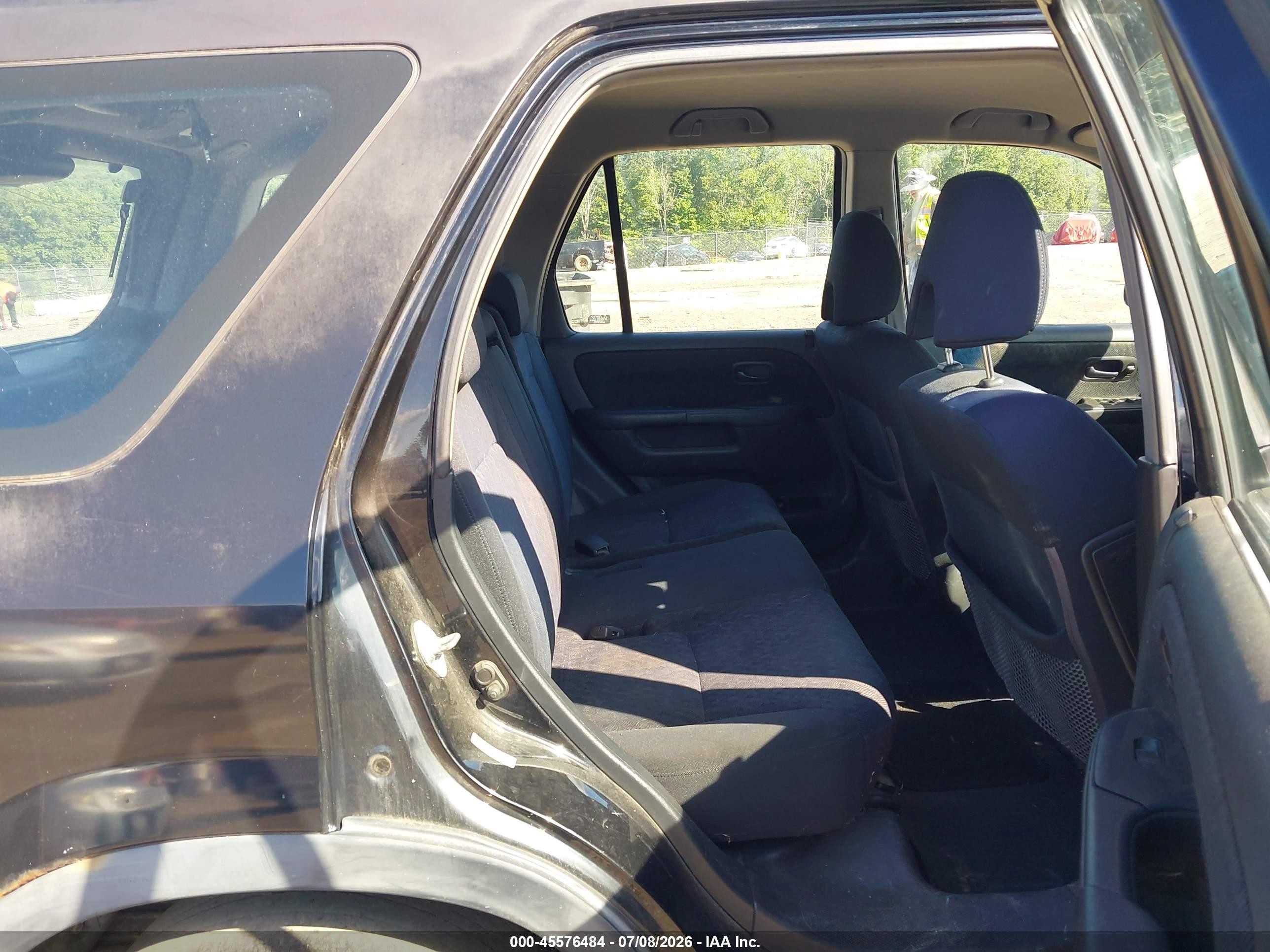 2006 Honda Cr-v Lx Black vin: SHSRD78576U418272