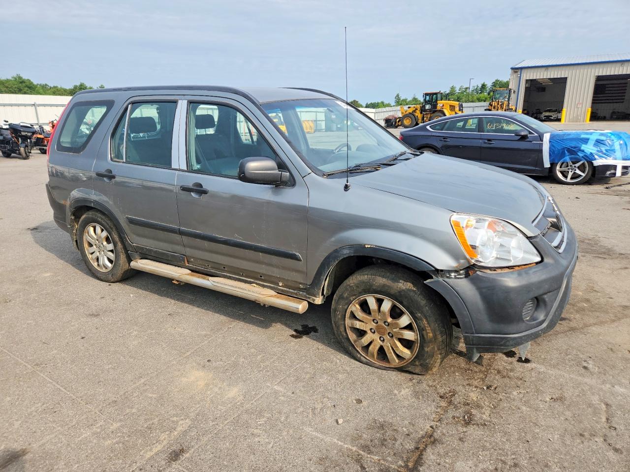 2006 Honda Cr-v Lx Green vin: SHSRD78586U401321